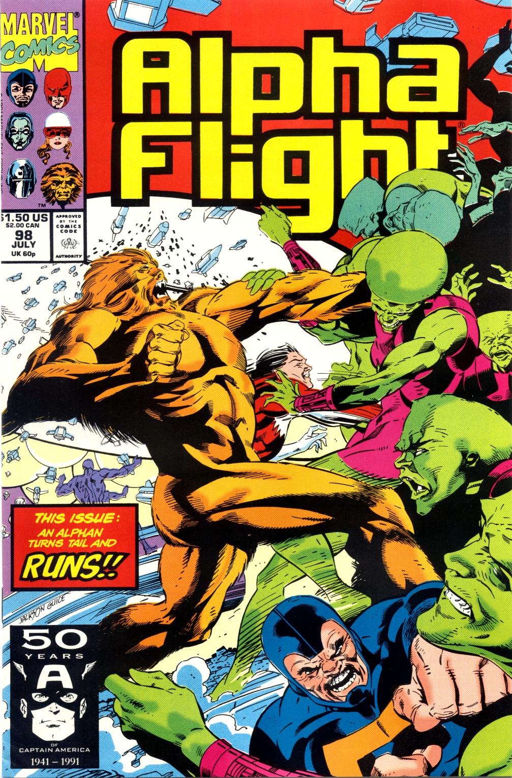 Read online Alpha Flight (1983) comic -  Issue #98 - 1