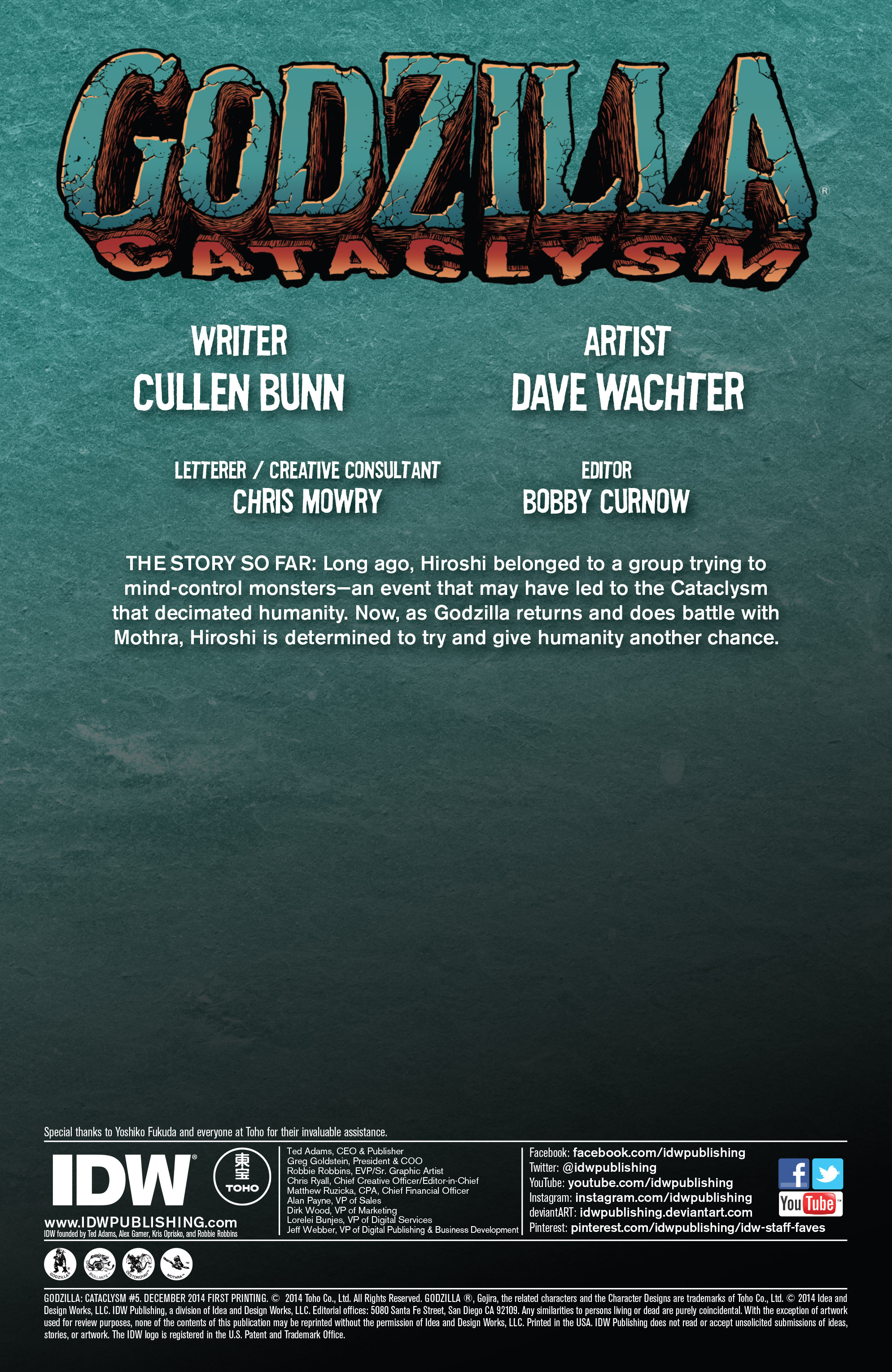 Read online Godzilla: Cataclysm comic -  Issue #5 - 2