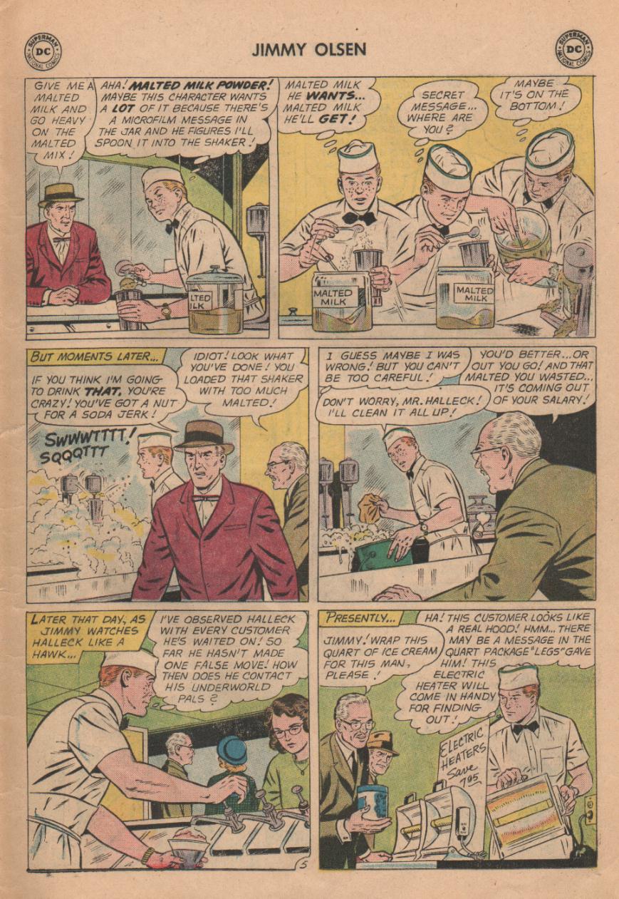Read online Superman's Pal Jimmy Olsen comic -  Issue #58 - 7