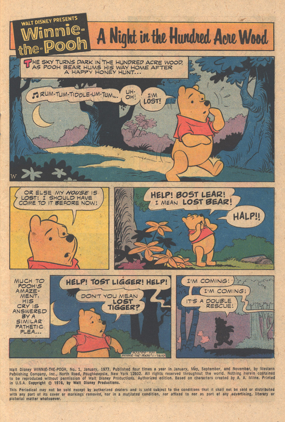 Read online Winnie-the-Pooh comic -  Issue #1 - 3