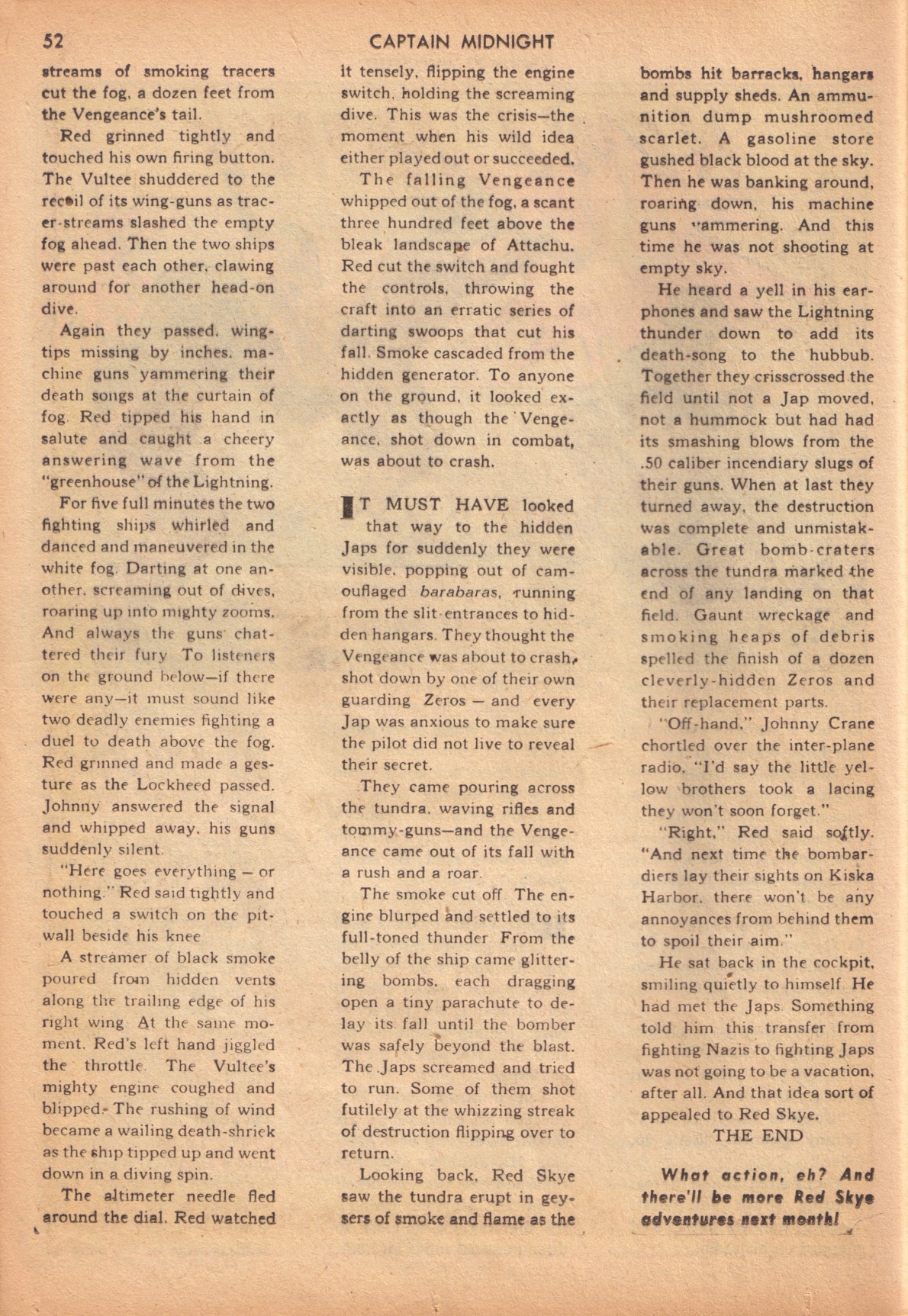 Read online Captain Midnight (1942) comic -  Issue #10 - 48