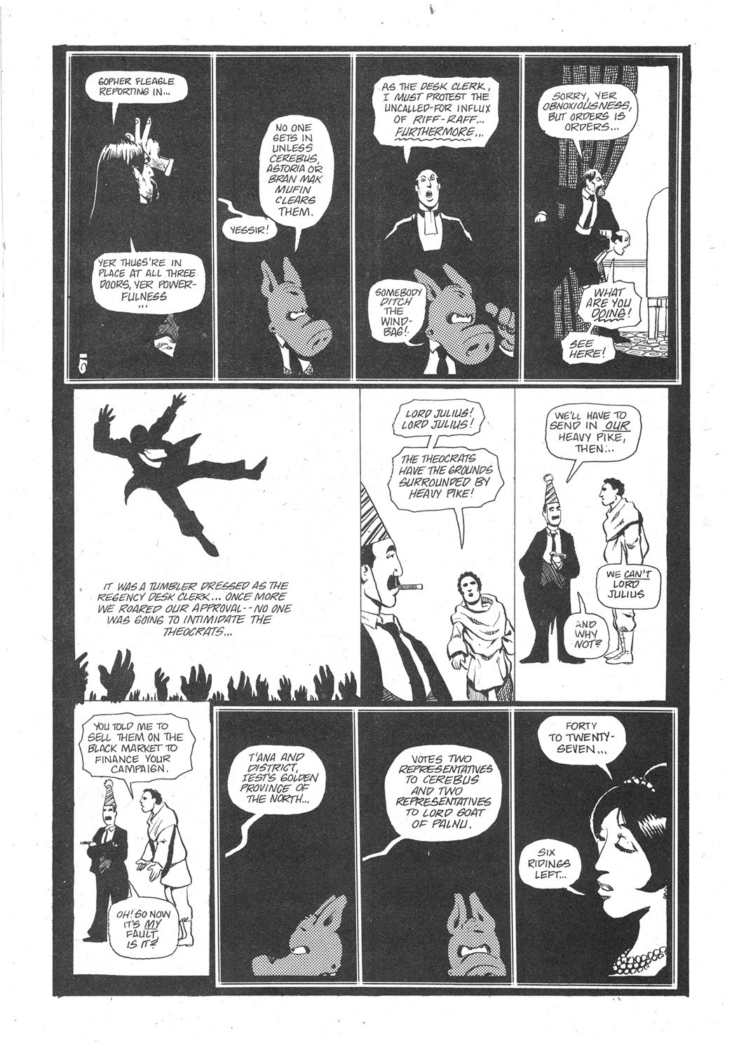 Read online Cerebus comic -  Issue #43 - 17