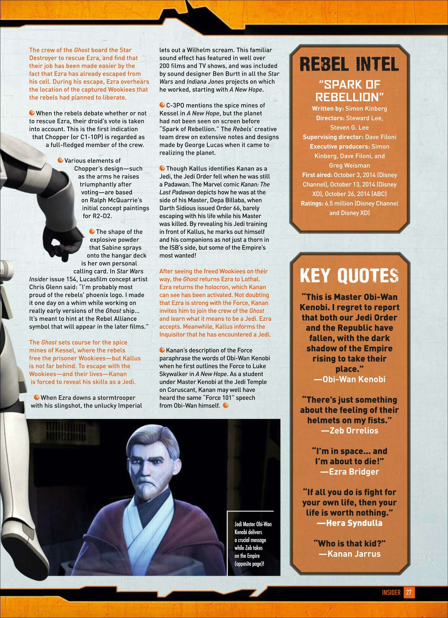 Read online Star Wars Insider 2018 Special Edition comic -  Issue # TPB - 27