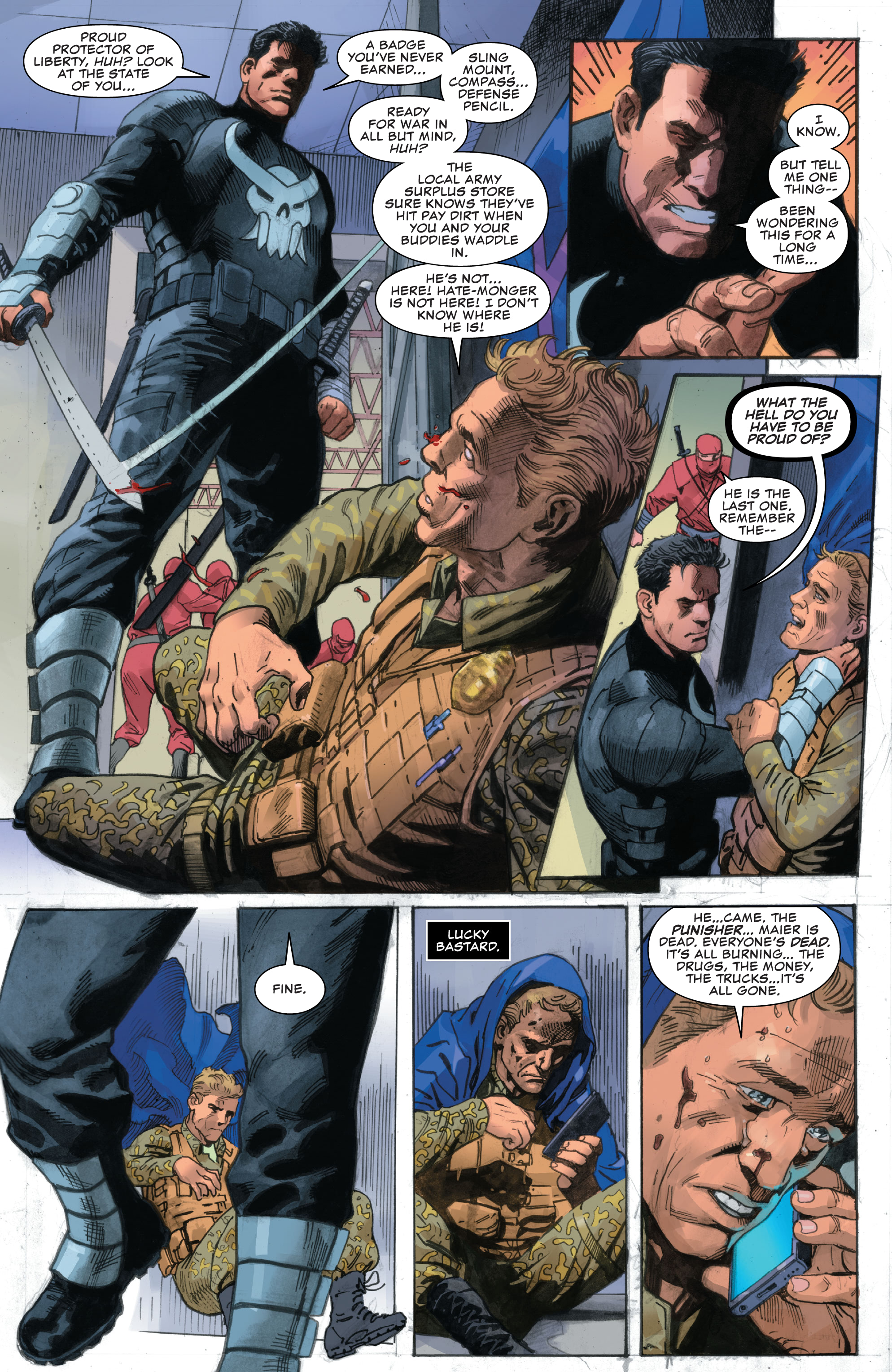 Read online Punisher War Journal: Blitz comic -  Issue #1 - 7