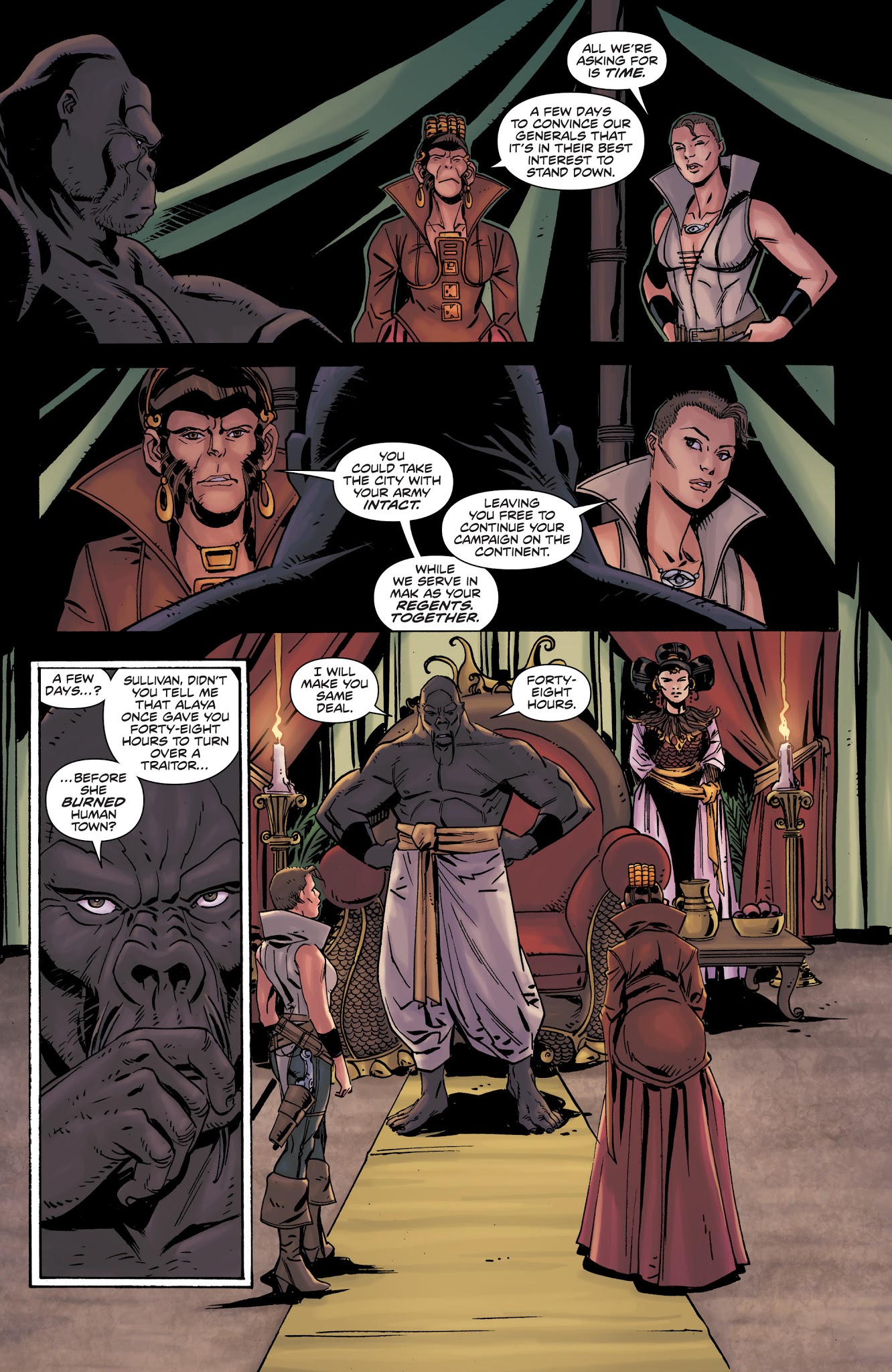 Read online Planet of the Apes Giant comic -  Issue # Full - 6
