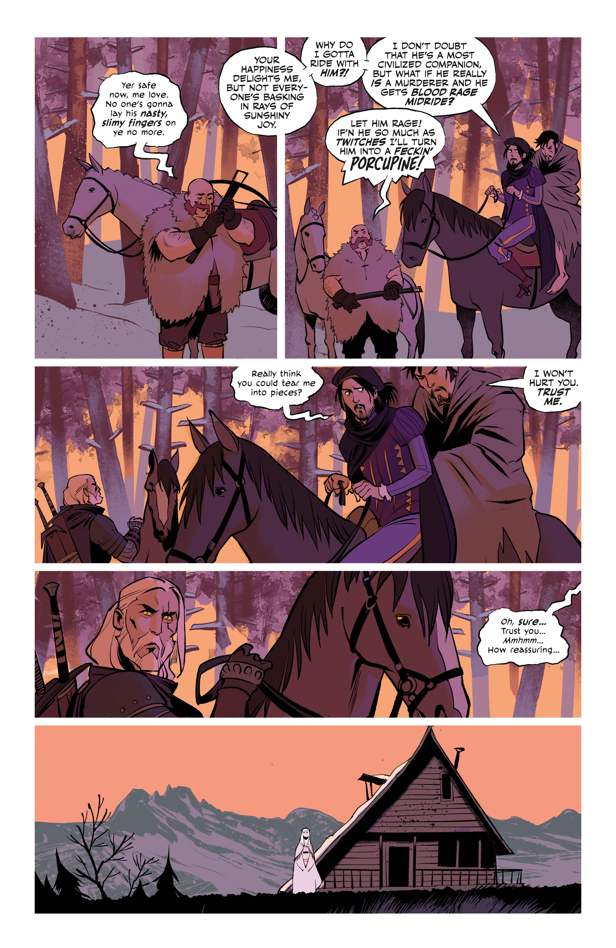 Read online The Witcher: The Ballad of Two Wolves comic -  Issue #4 - 7