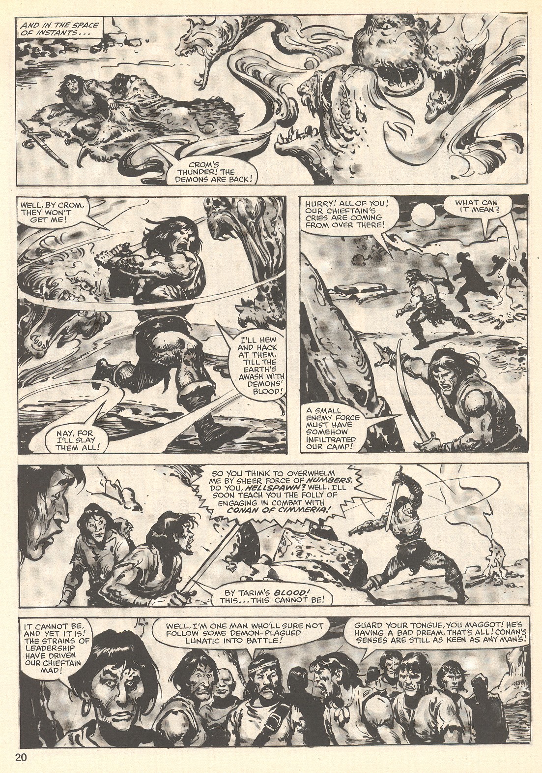 Read online The Savage Sword Of Conan comic -  Issue #78 - 20