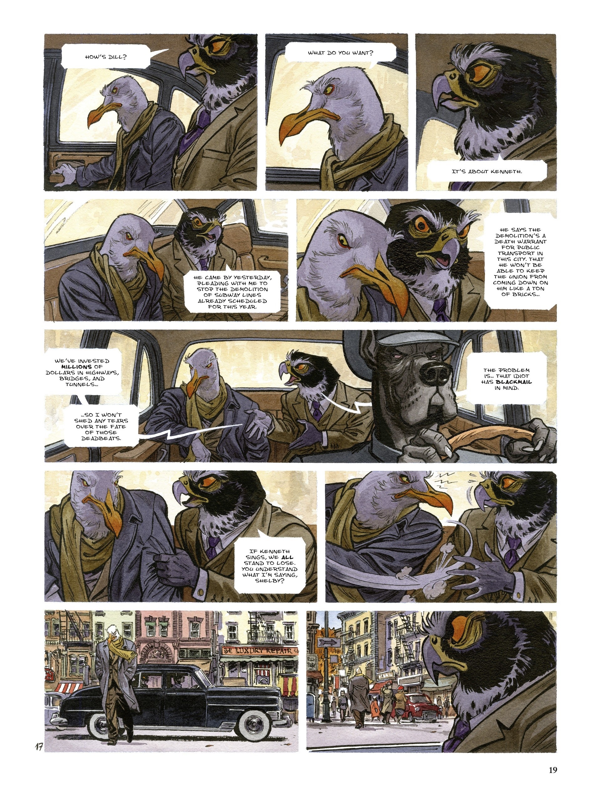 Read online Blacksad: They All Fall Down comic -  Issue #1 - 19