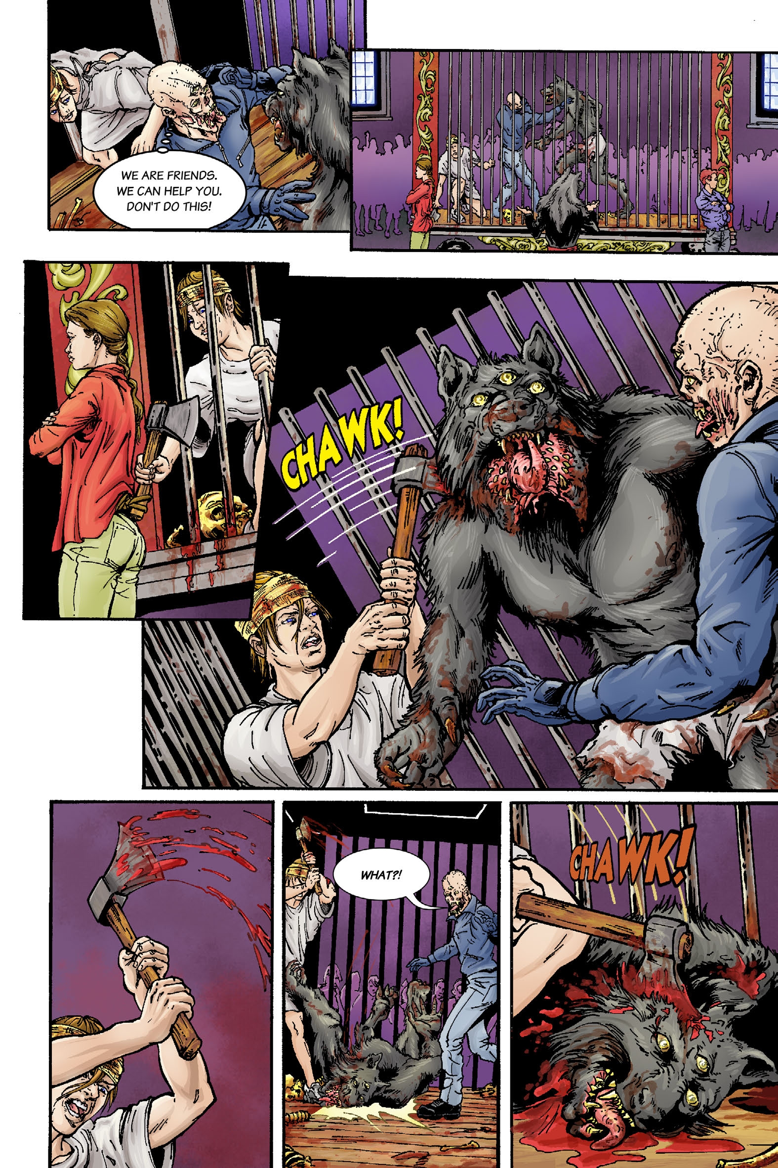 Read online Nazi Werewolves from Outer Space comic -  Issue #5 - 19