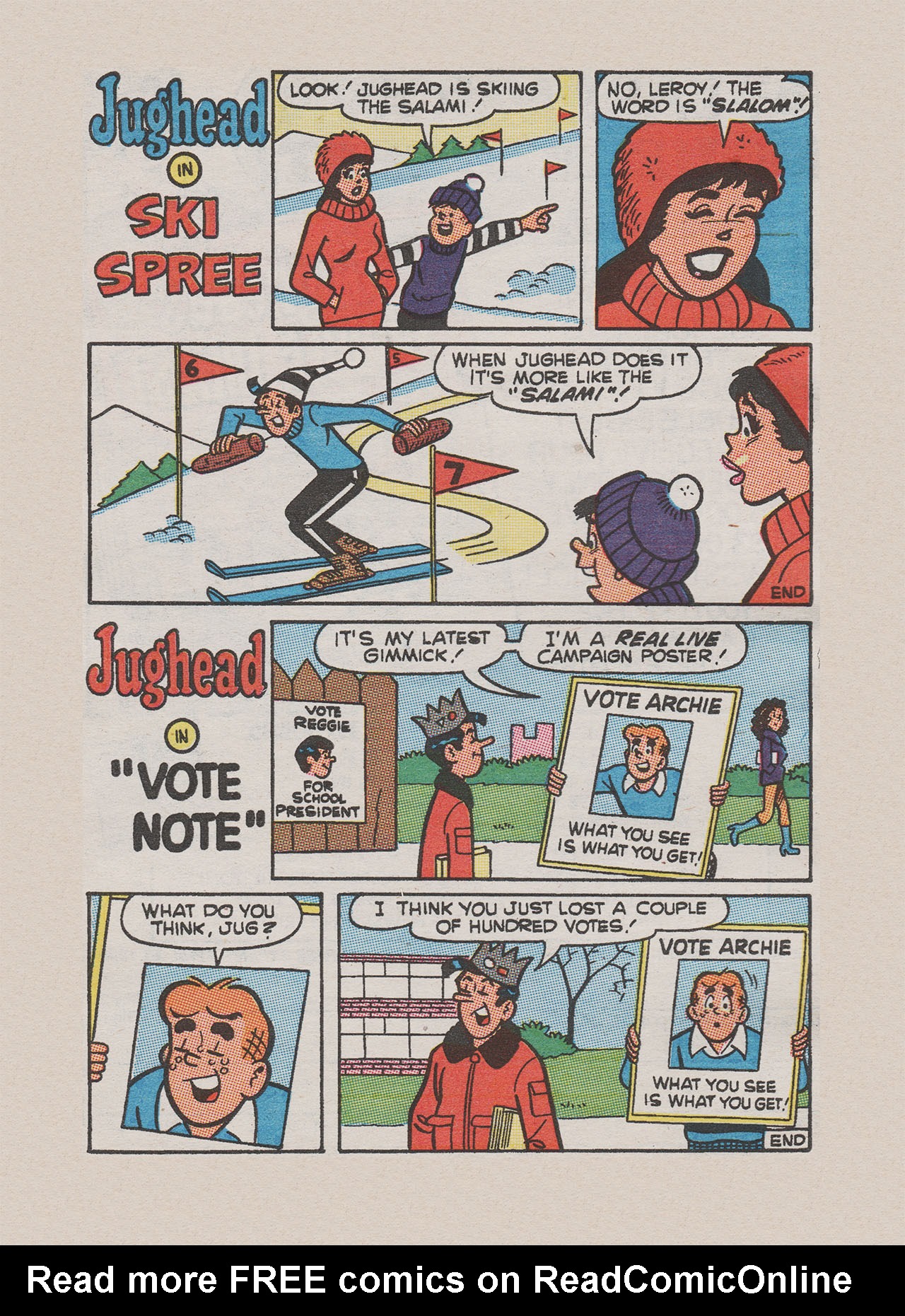 Read online Jughead with Archie Digest Magazine comic -  Issue #96 - 99