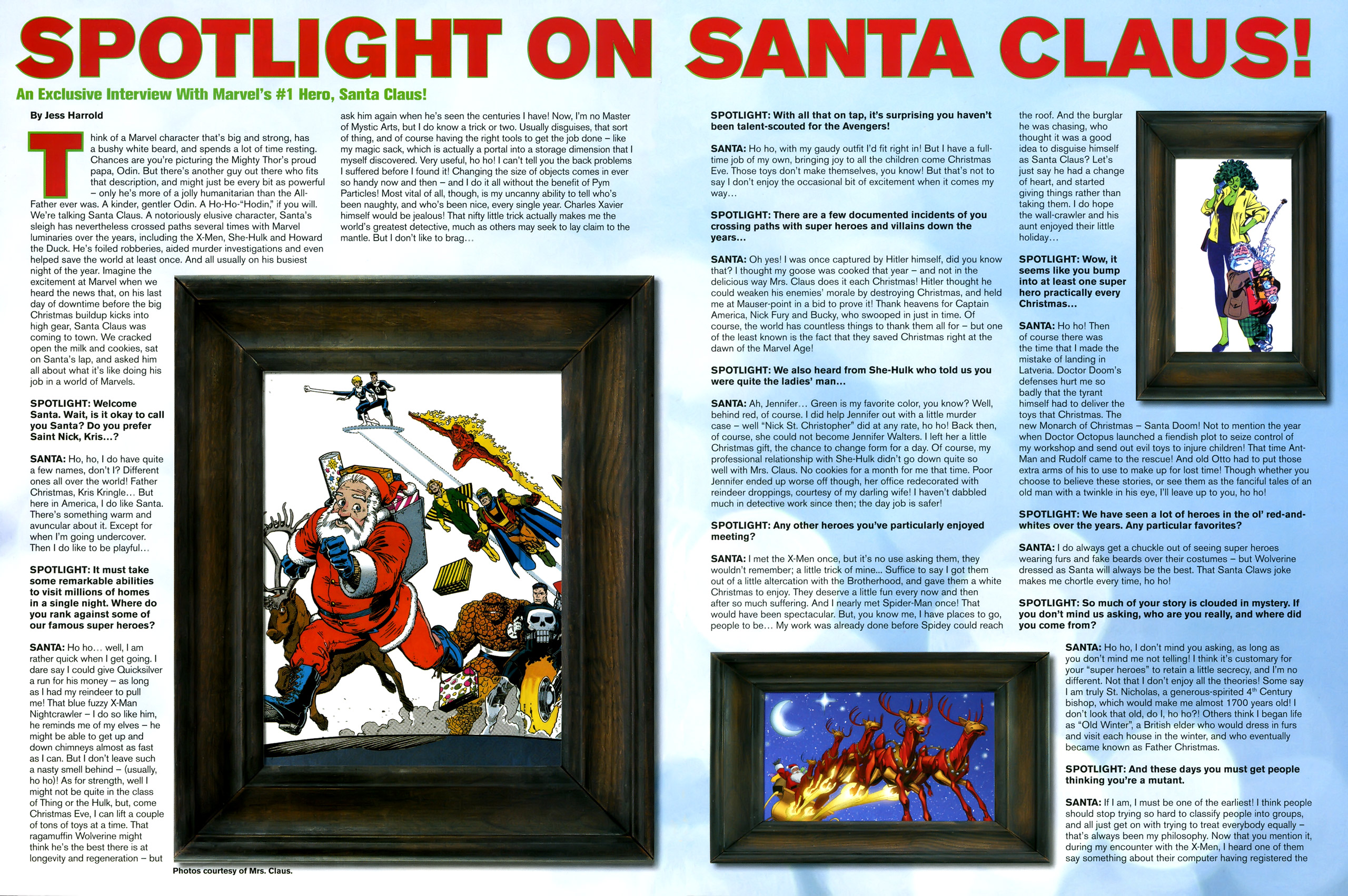 Read online Marvel Holiday Spectacular Magazine comic -  Issue # TPB - 94