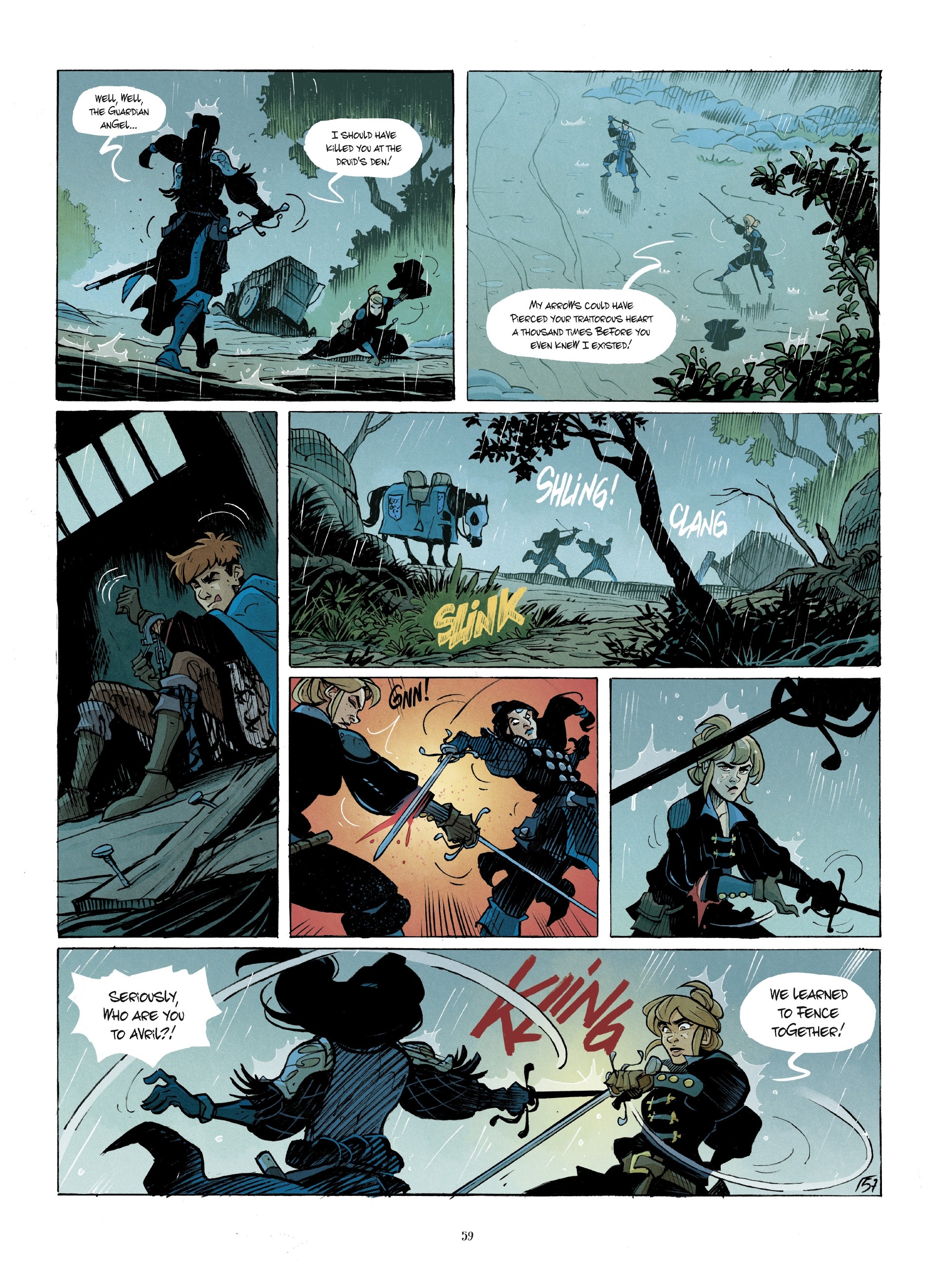 Read online Cinq Avril: The Heir of da Vinci comic -  Issue # Full - 61