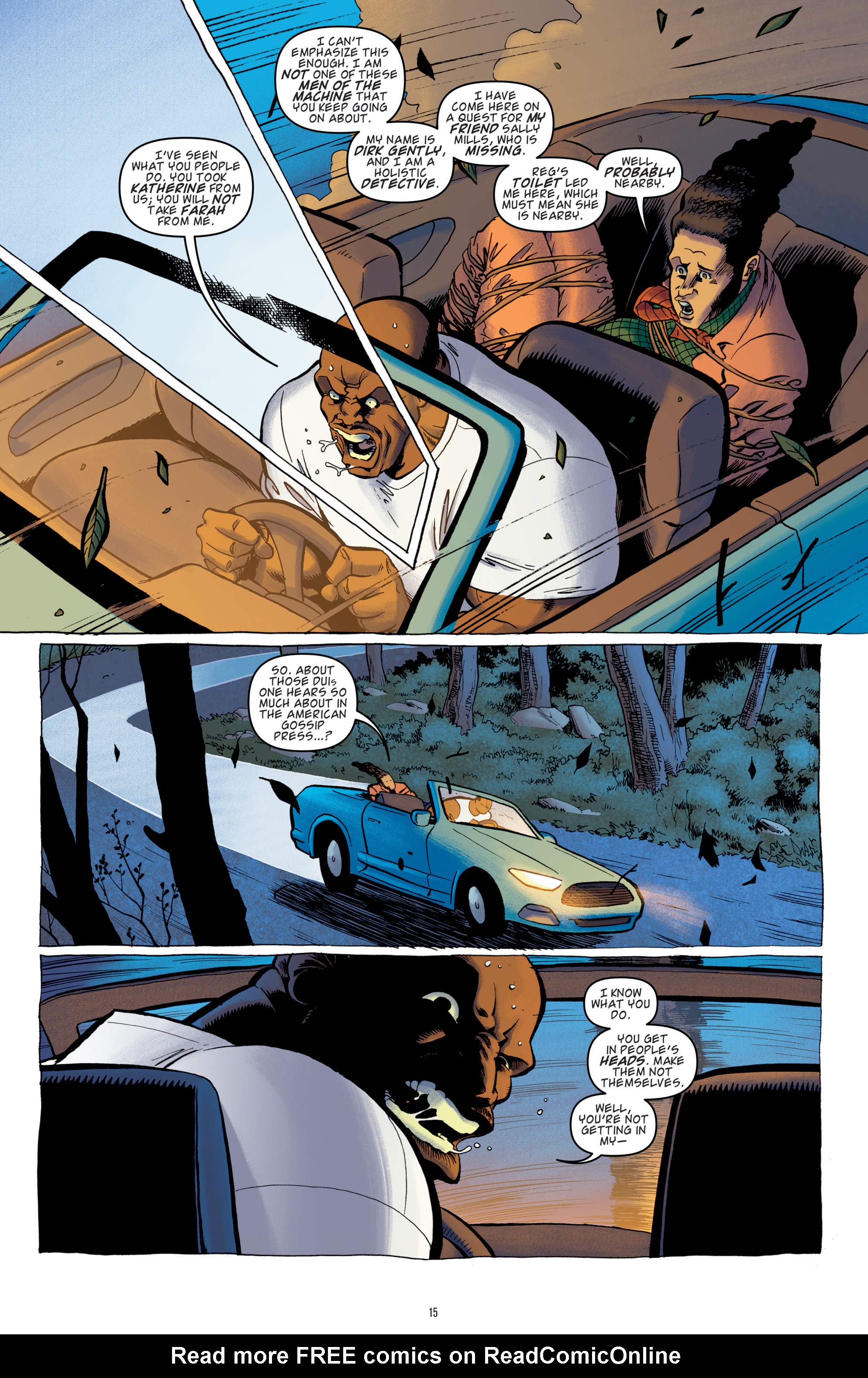 Read online Dirk Gently's Holistic Detective Agency: The Salmon of Doubt comic -  Issue #4 - 15