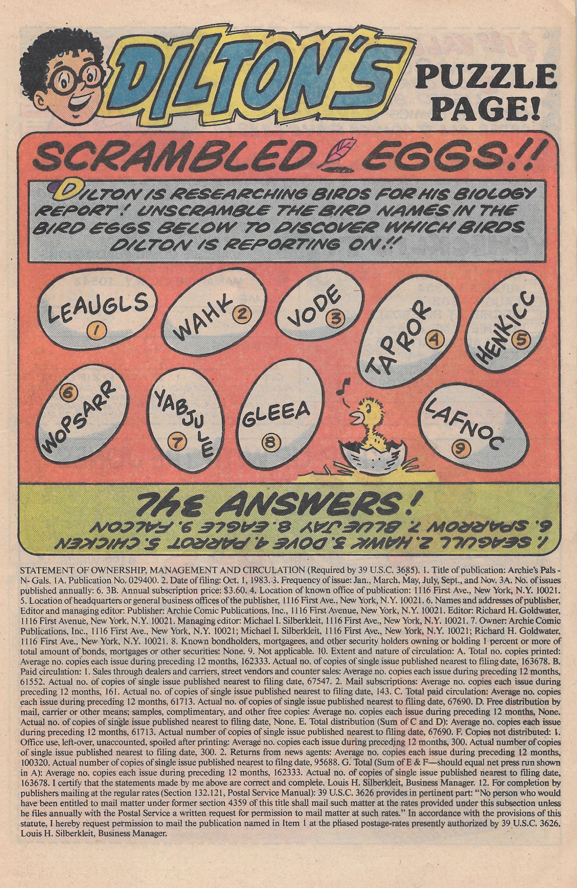 Read online Archie's Pals 'N' Gals (1952) comic -  Issue #169 - 17