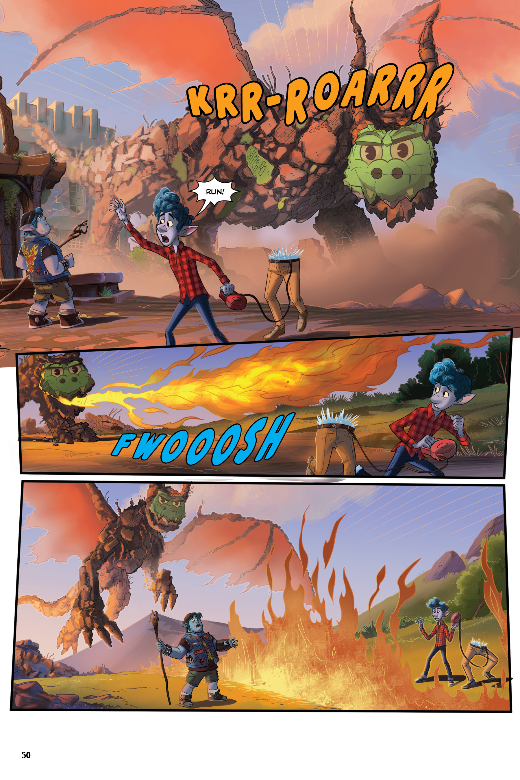 Read online Onward: The Story of the Movie in Comics comic -  Issue # TPB - 51
