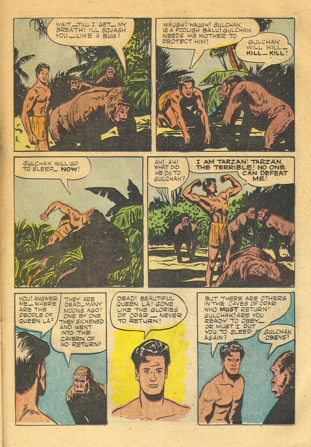 Read online Tarzan (1948) comic -  Issue #5 - 23