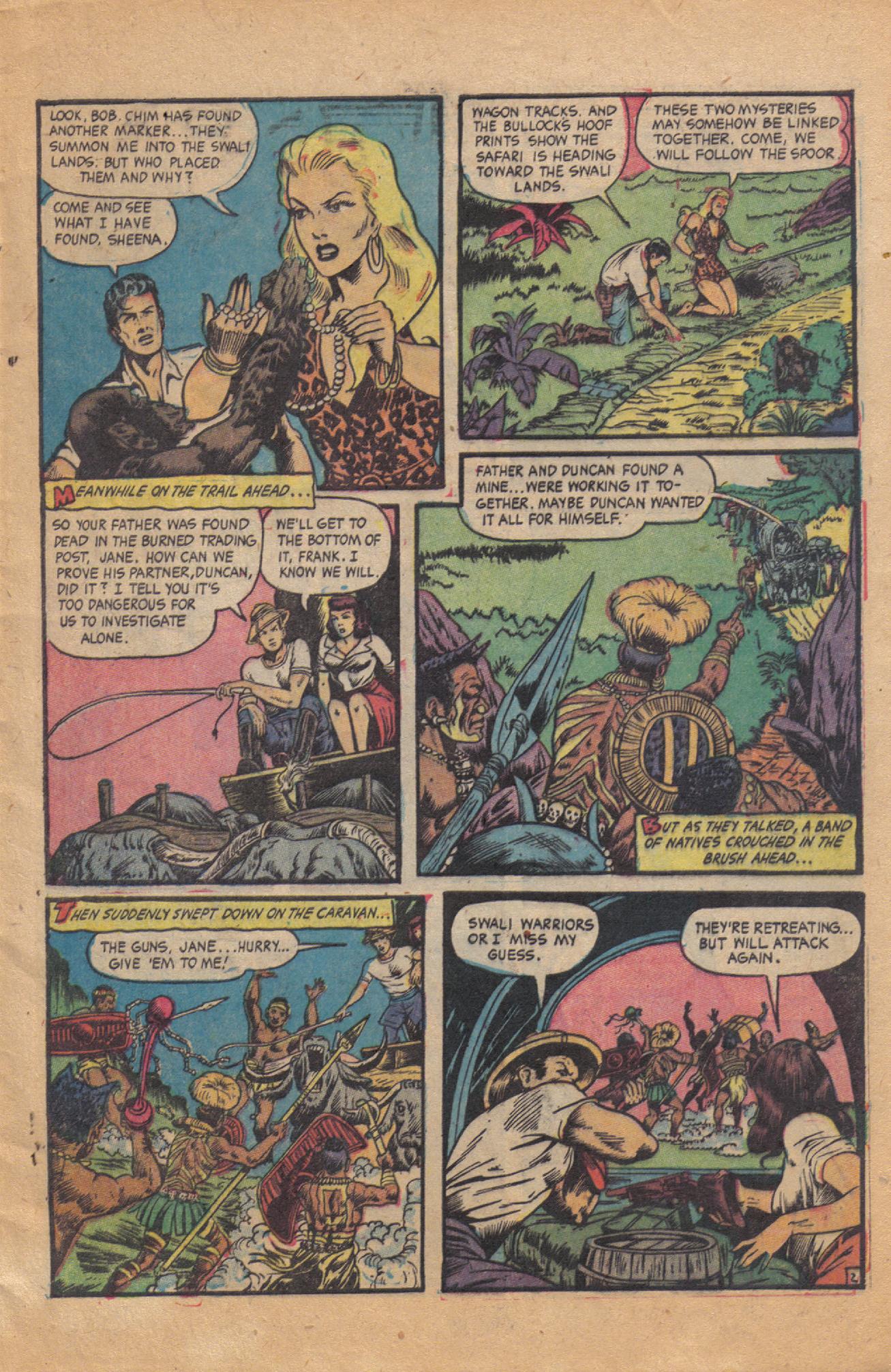 Read online Sheena, Queen of the Jungle (1942) comic -  Issue #18 - 7