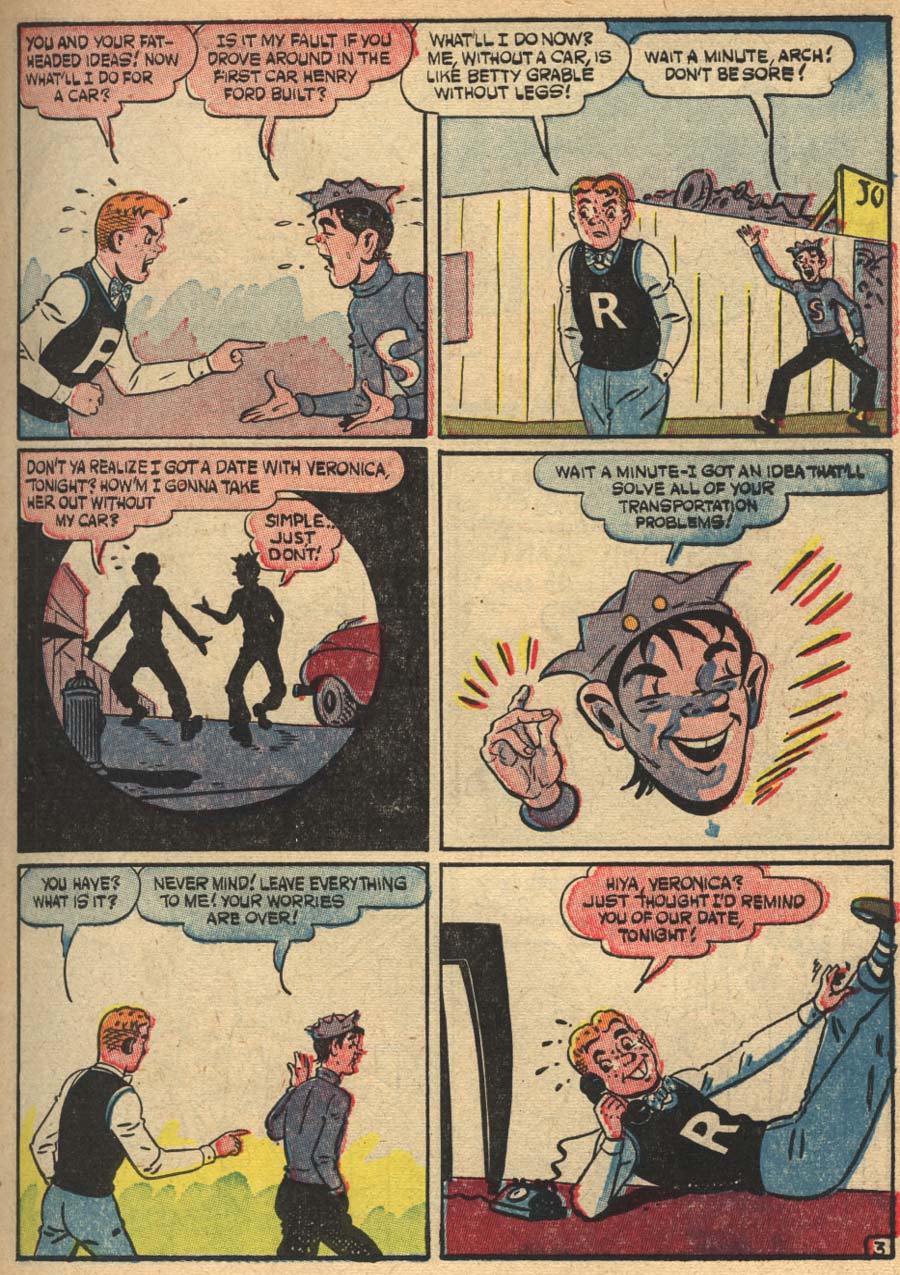 Read online Pep Comics comic -  Issue #55 - 6