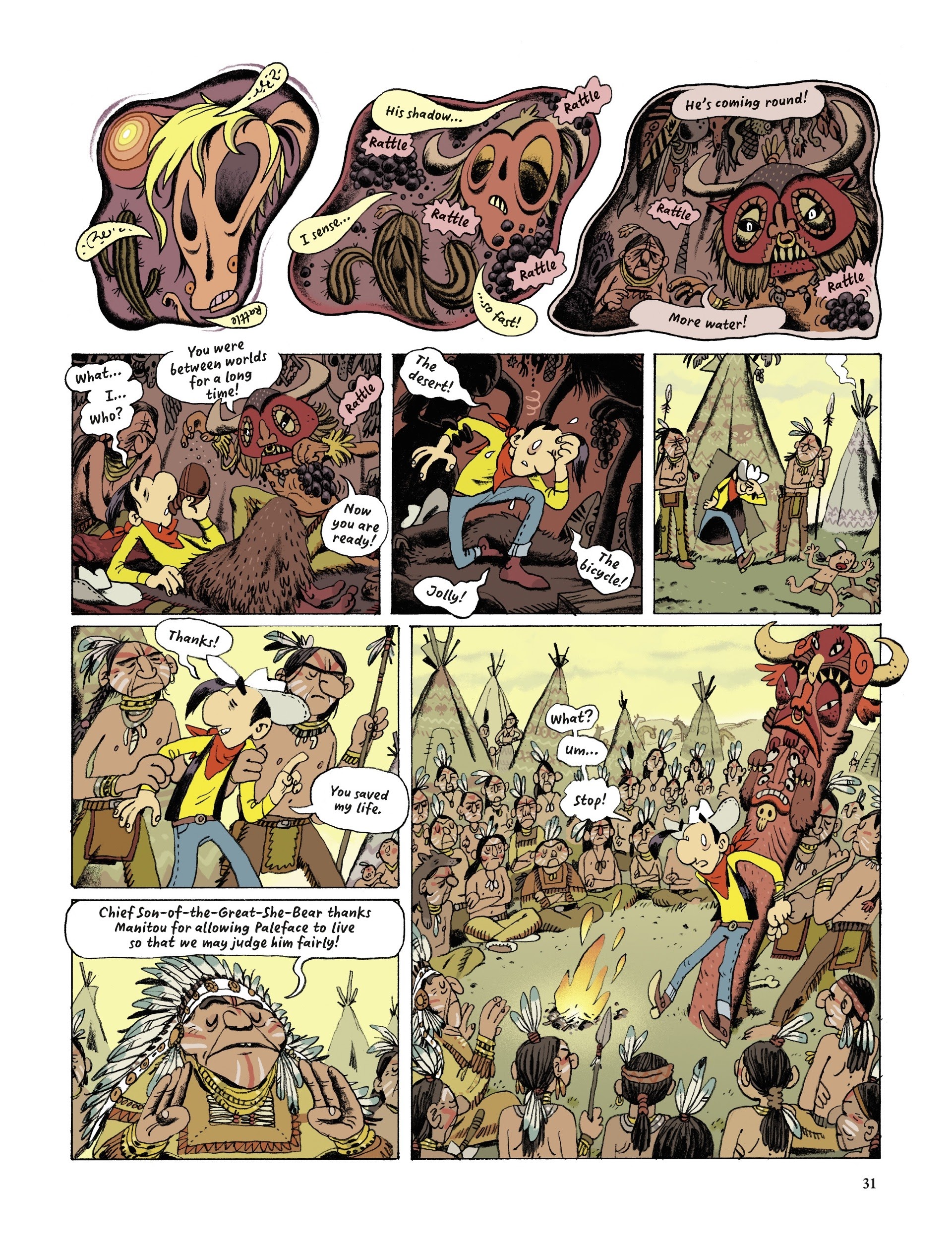 Read online Lucky Luke Saddles Up comic -  Issue # TPB - 31