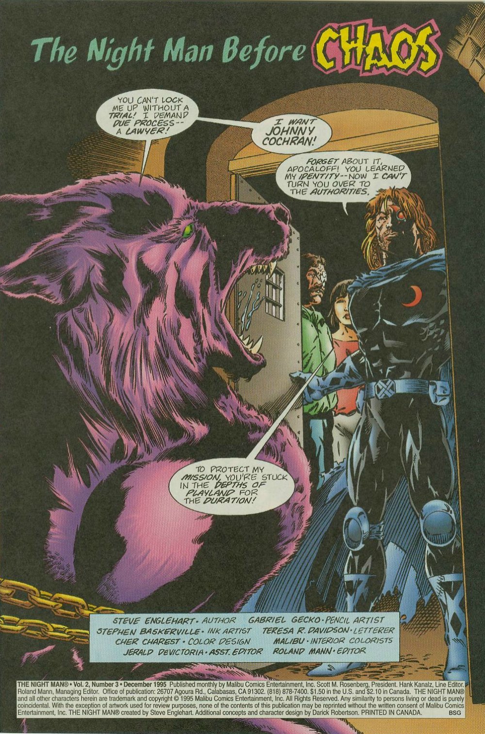 Read online The Night Man (1995) comic -  Issue #3 - 2