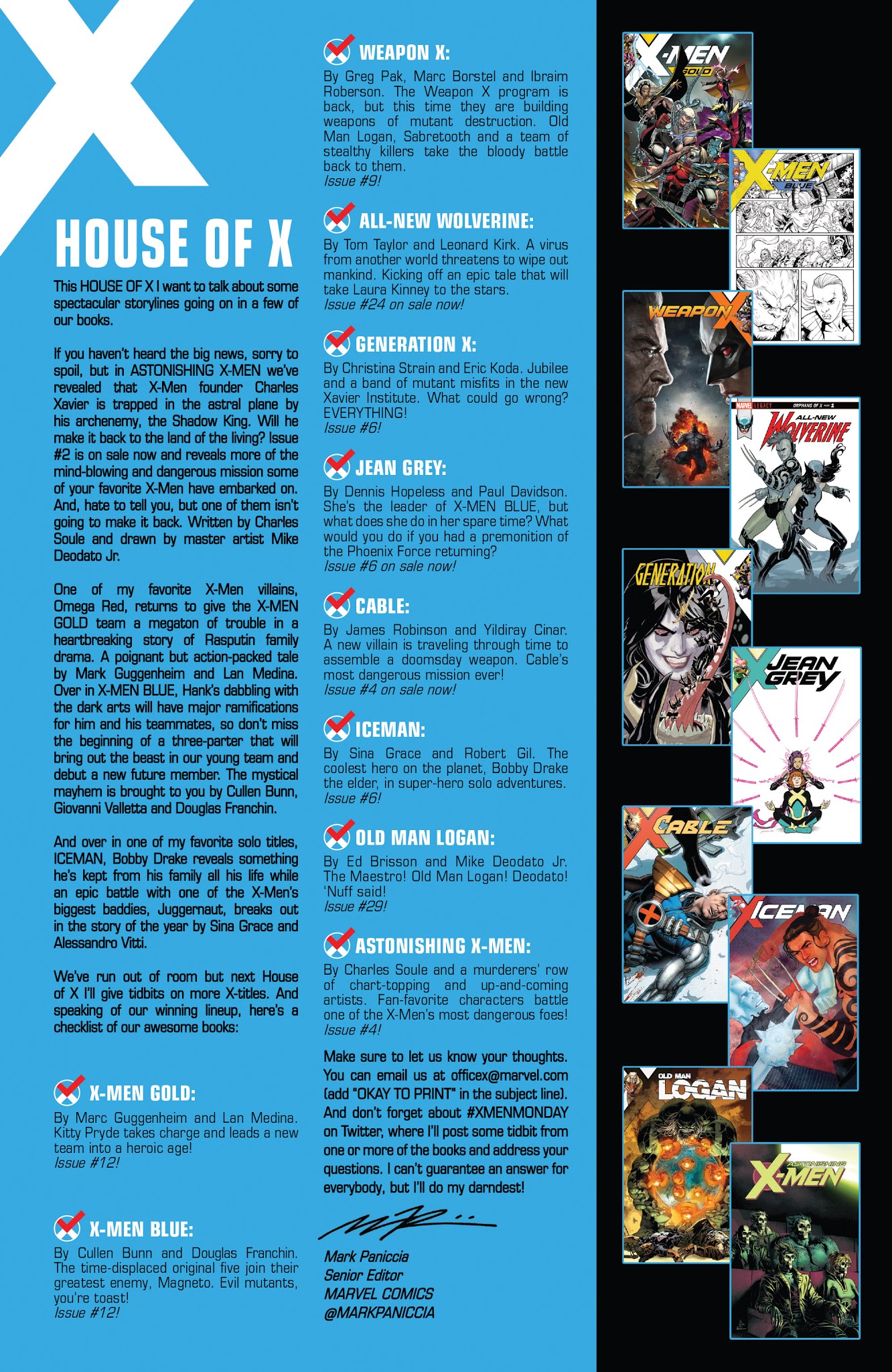 Read online X-Men: Blue comic -  Issue #11 - 21