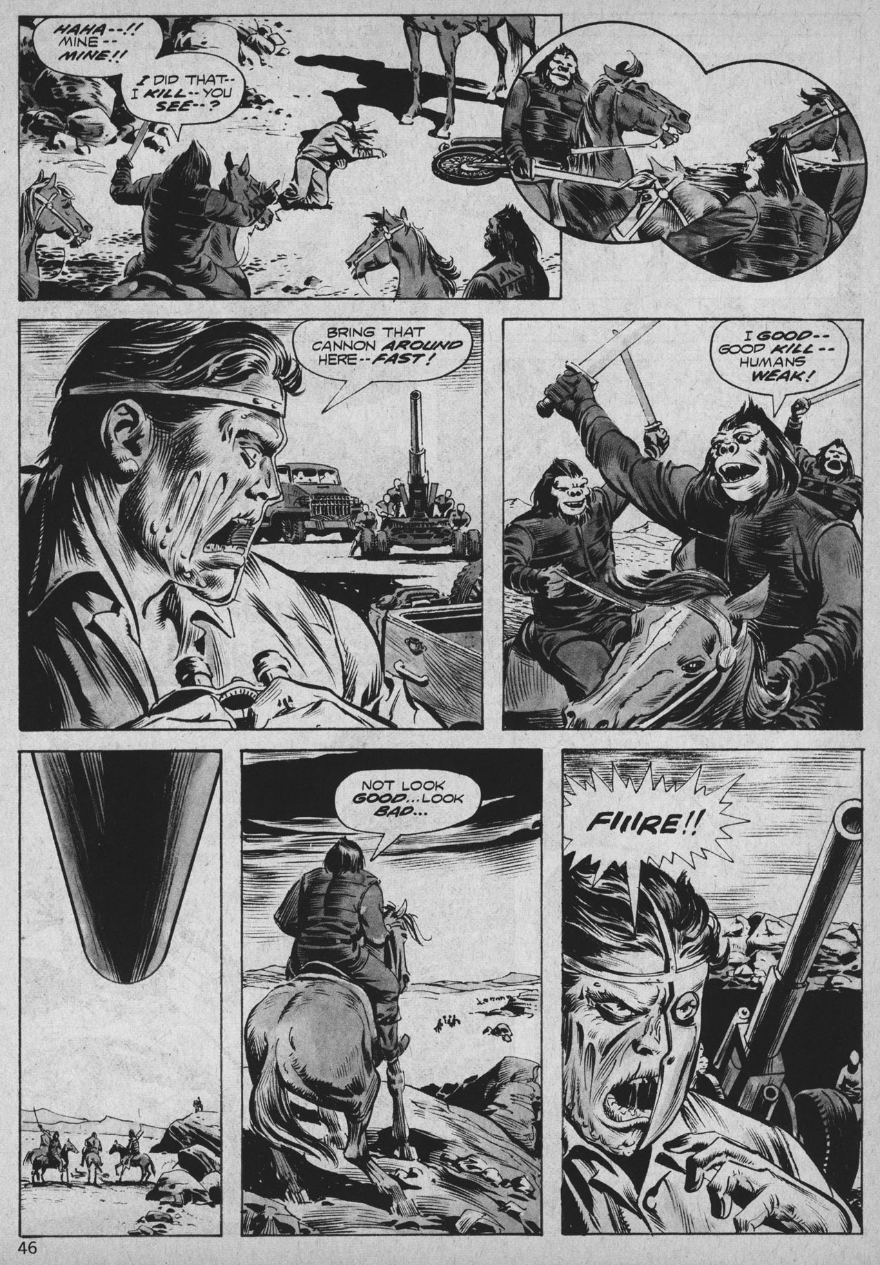 Read online Planet of the Apes comic -  Issue #25 - 45