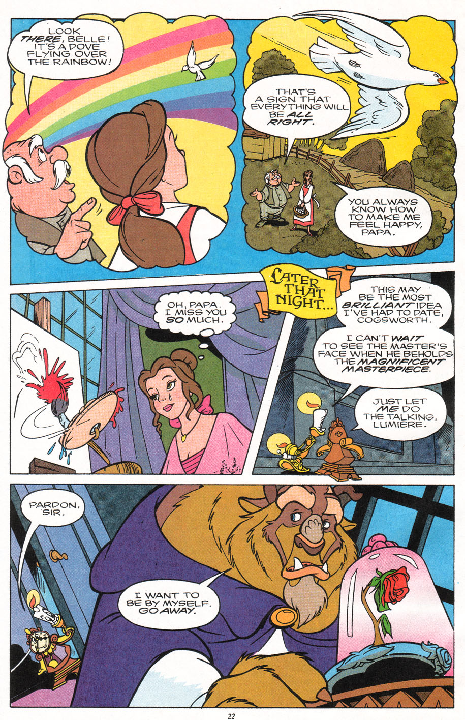 Read online Disney's Beauty and the Beast comic -  Issue #9 - 24
