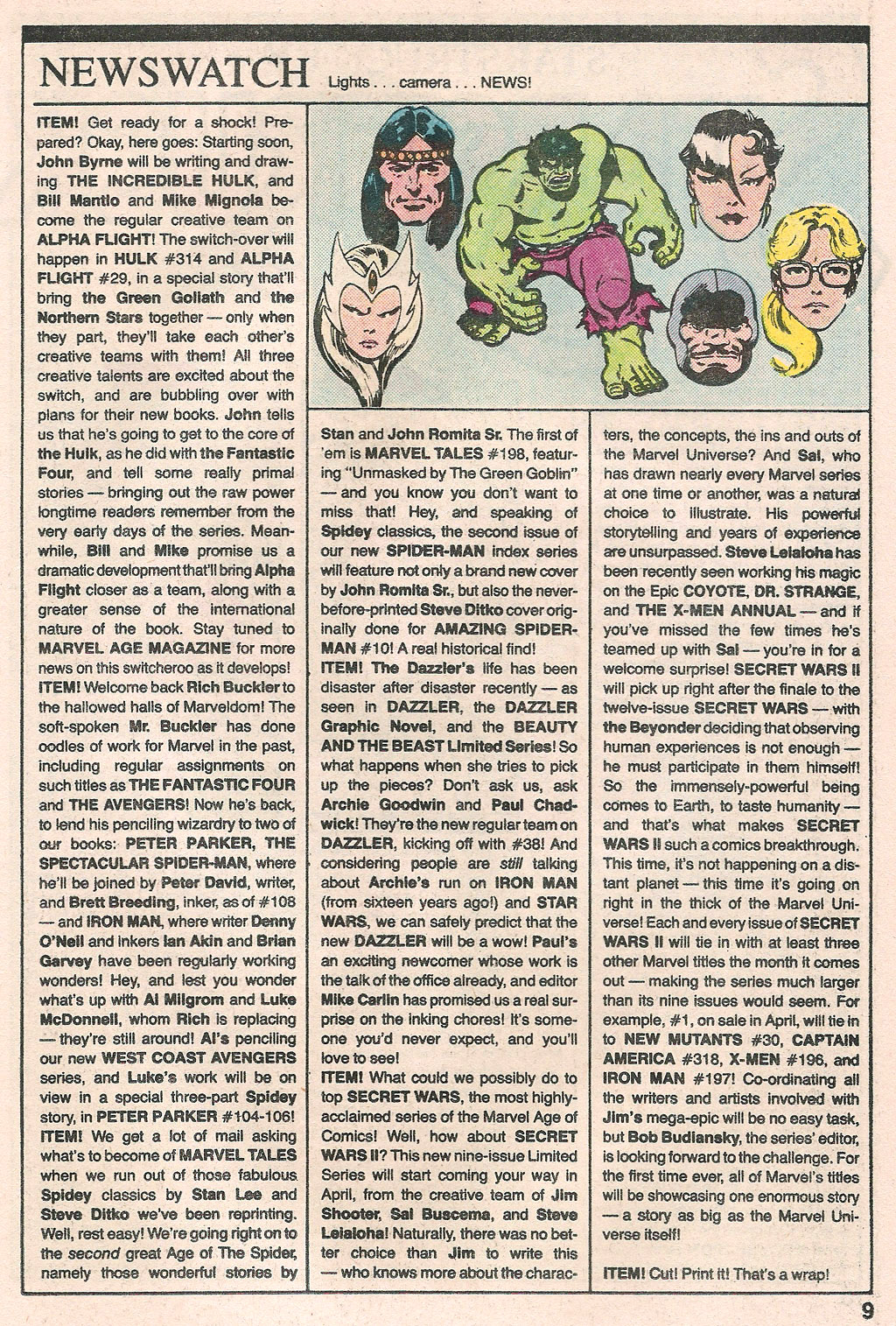 Read online Marvel Age comic -  Issue #26 - 11