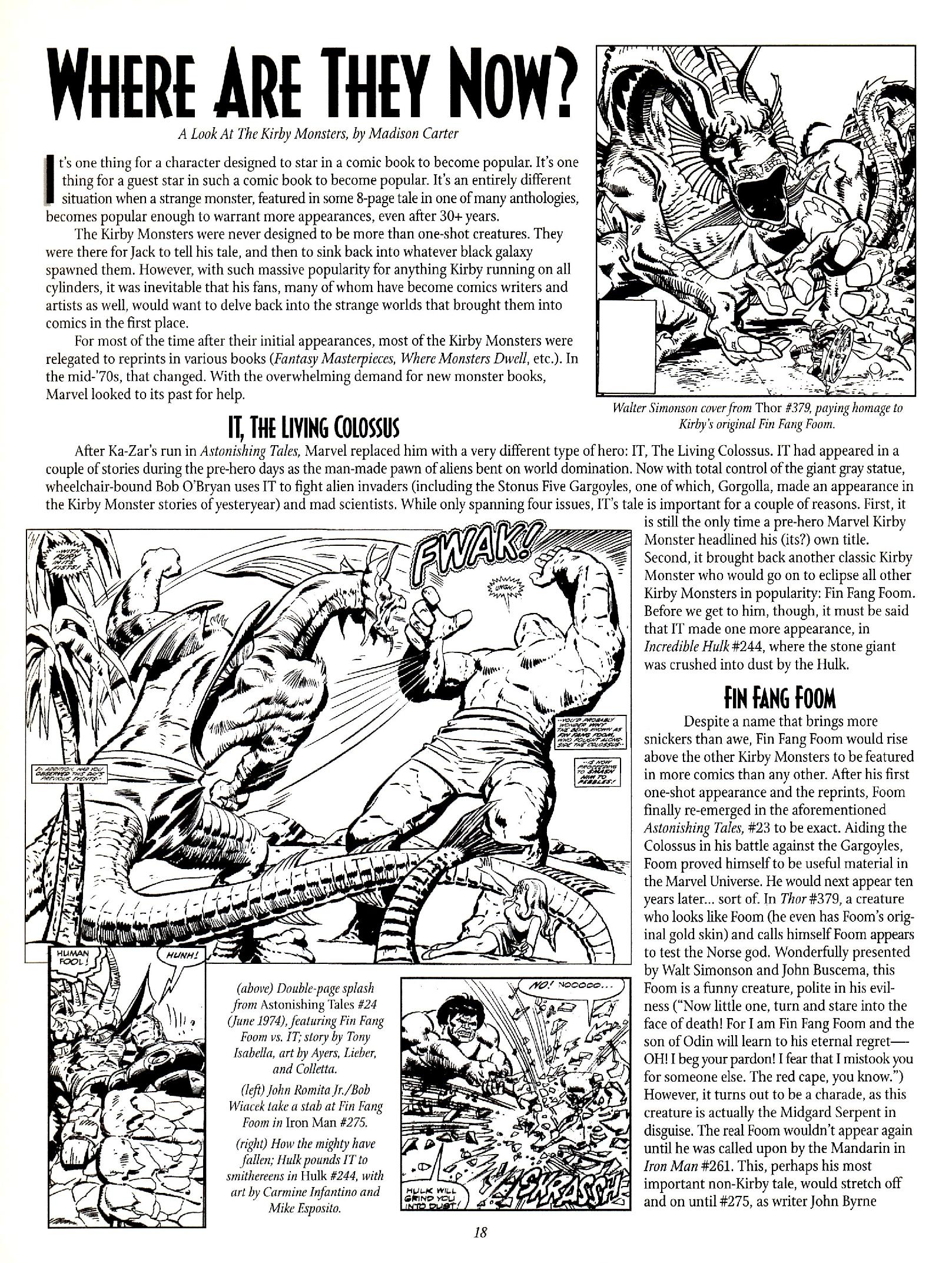 Read online The Jack Kirby Collector comic -  Issue #28 - 19