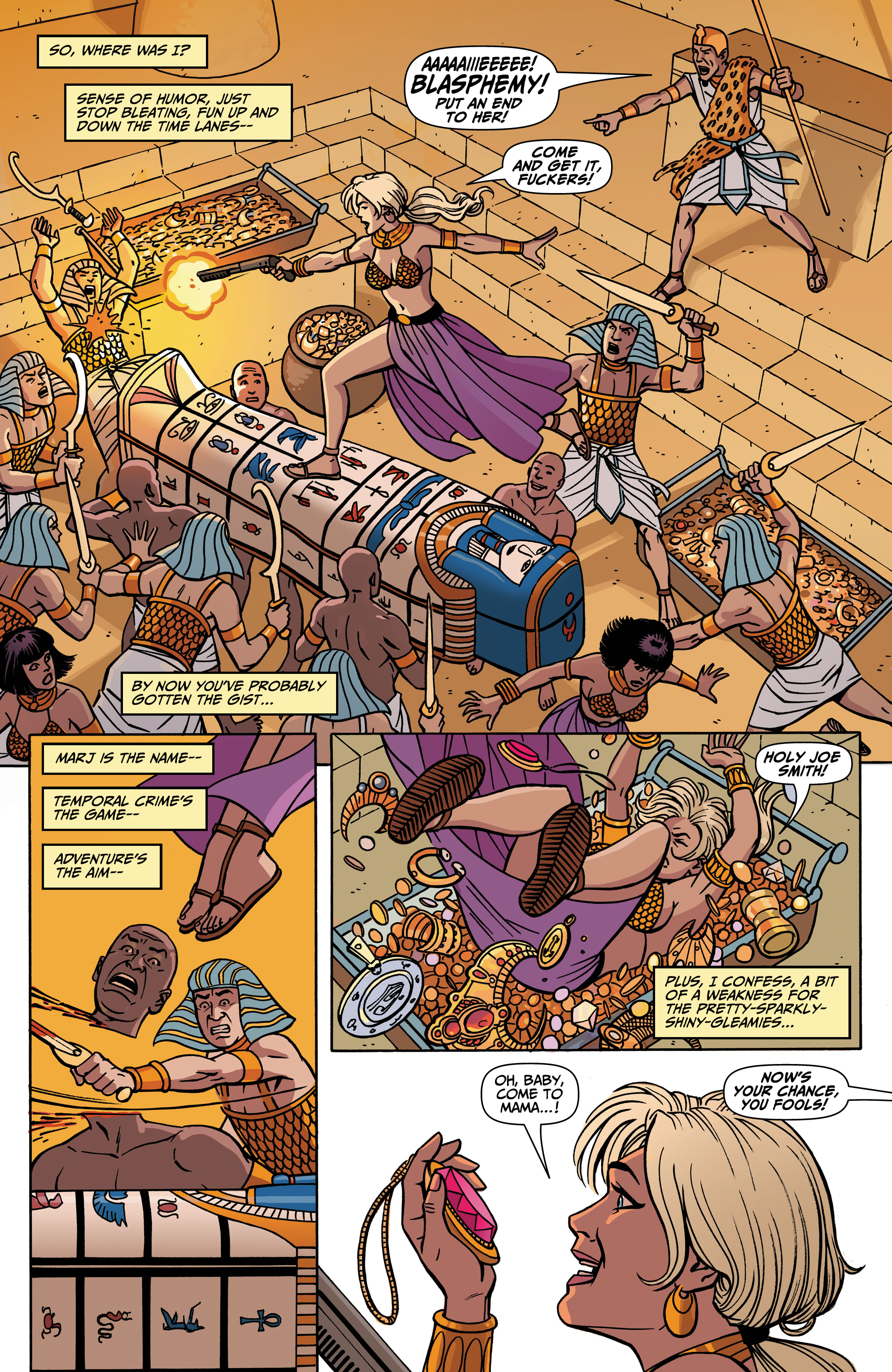 Read online Marjorie Finnegan, Temporal Criminal comic -  Issue #1 - 10
