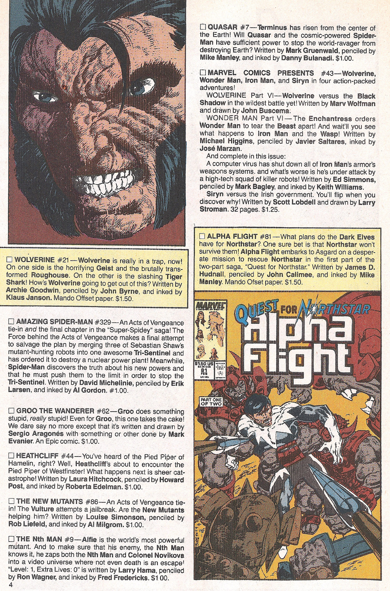 Read online Marvel Age comic -  Issue #84 - 6