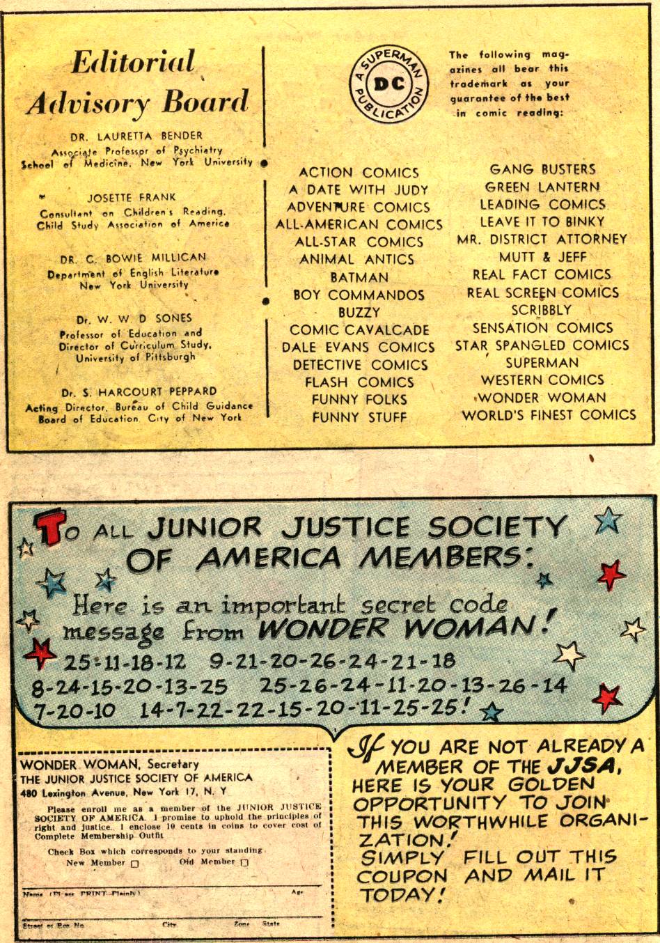 Read online Wonder Woman (1942) comic -  Issue #31 - 50