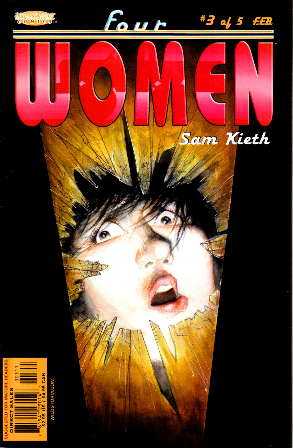Read online Four Women comic -  Issue #3 - 1