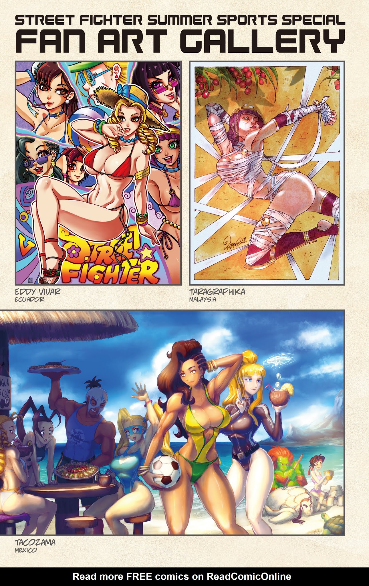 Read online Street Fighter Summer Sports Special 2018 comic -  Issue # Full - 25