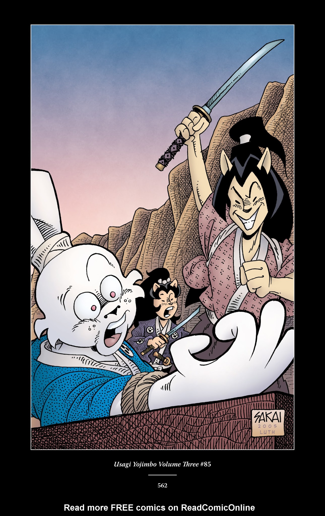 Read online The Usagi Yojimbo Saga comic -  Issue # TPB 5 - 555