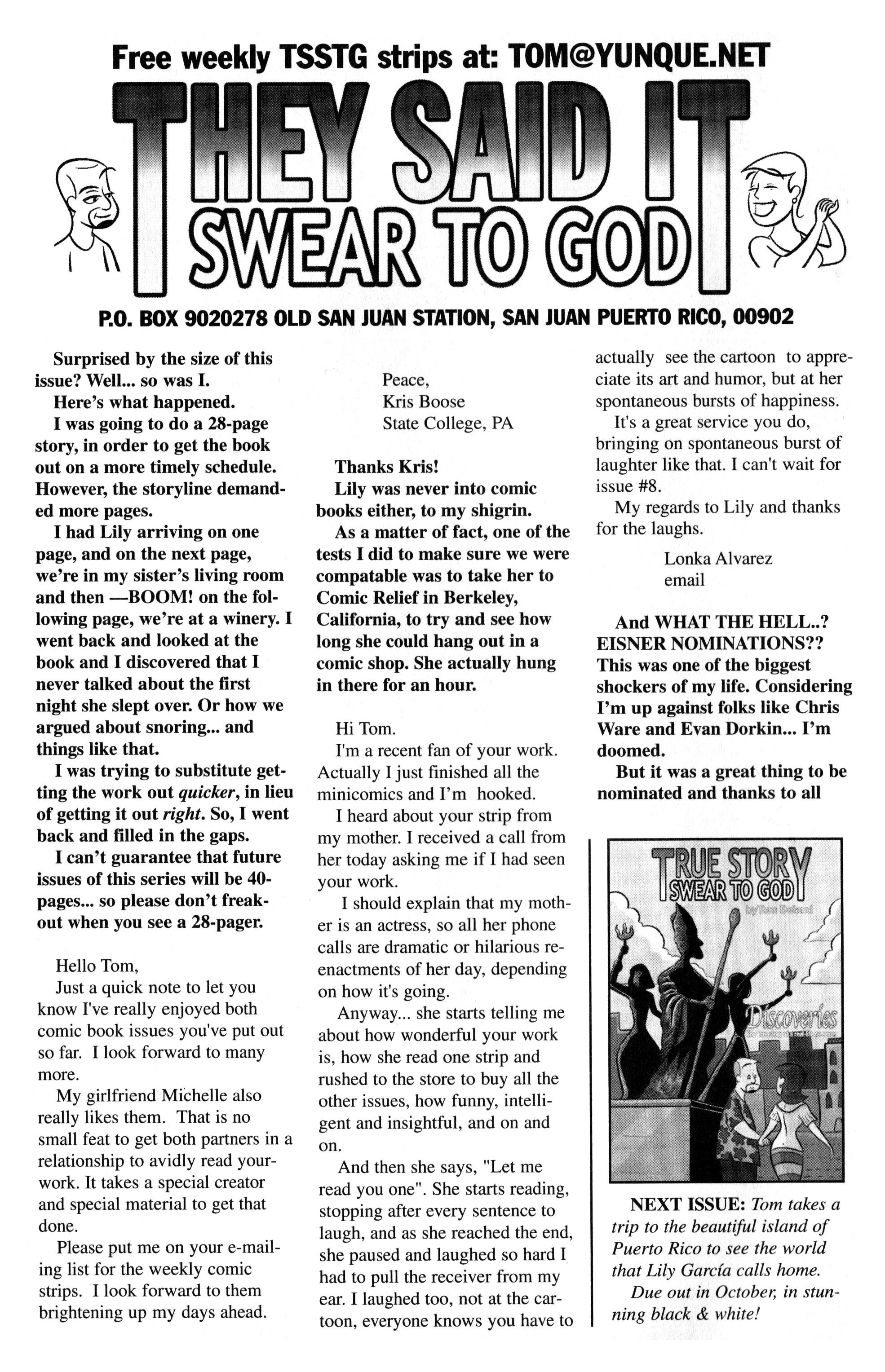 Read online True Story Swear To God (2000) comic -  Issue #3 - 50