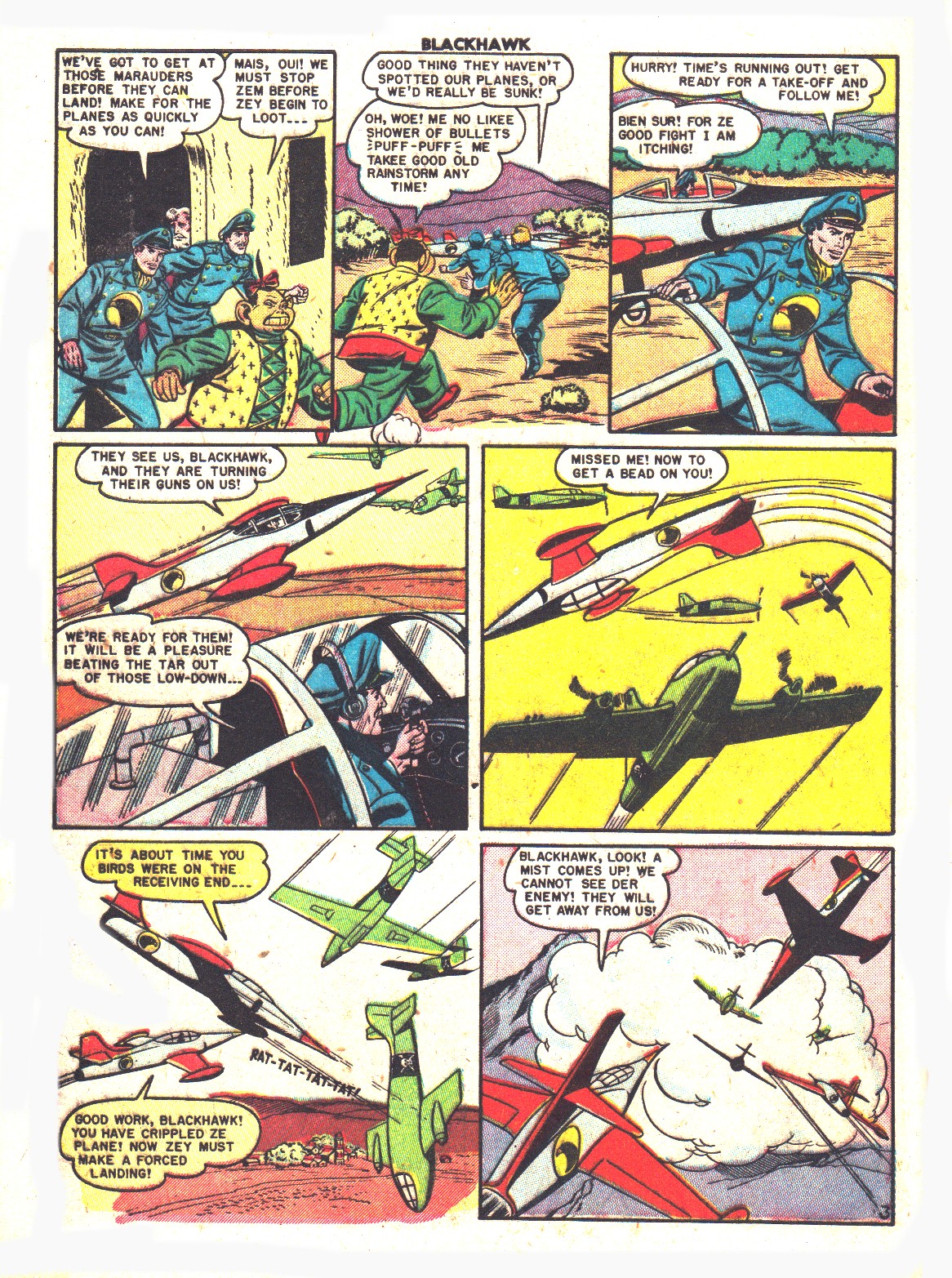 Read online Blackhawk (1957) comic -  Issue #38 - 44
