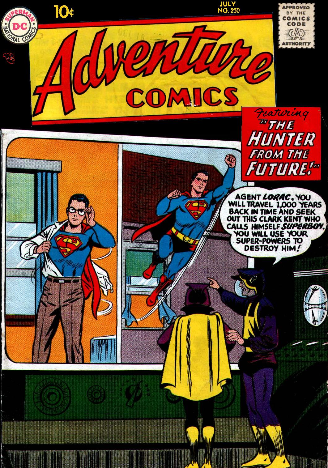 Read online Adventure Comics (1938) comic -  Issue #250 - 1