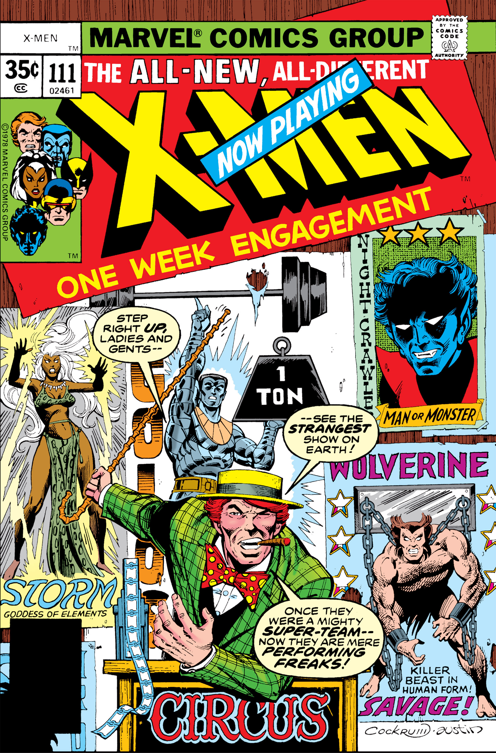 Read online Uncanny X-Men (1963) comic -  Issue #111 - 1