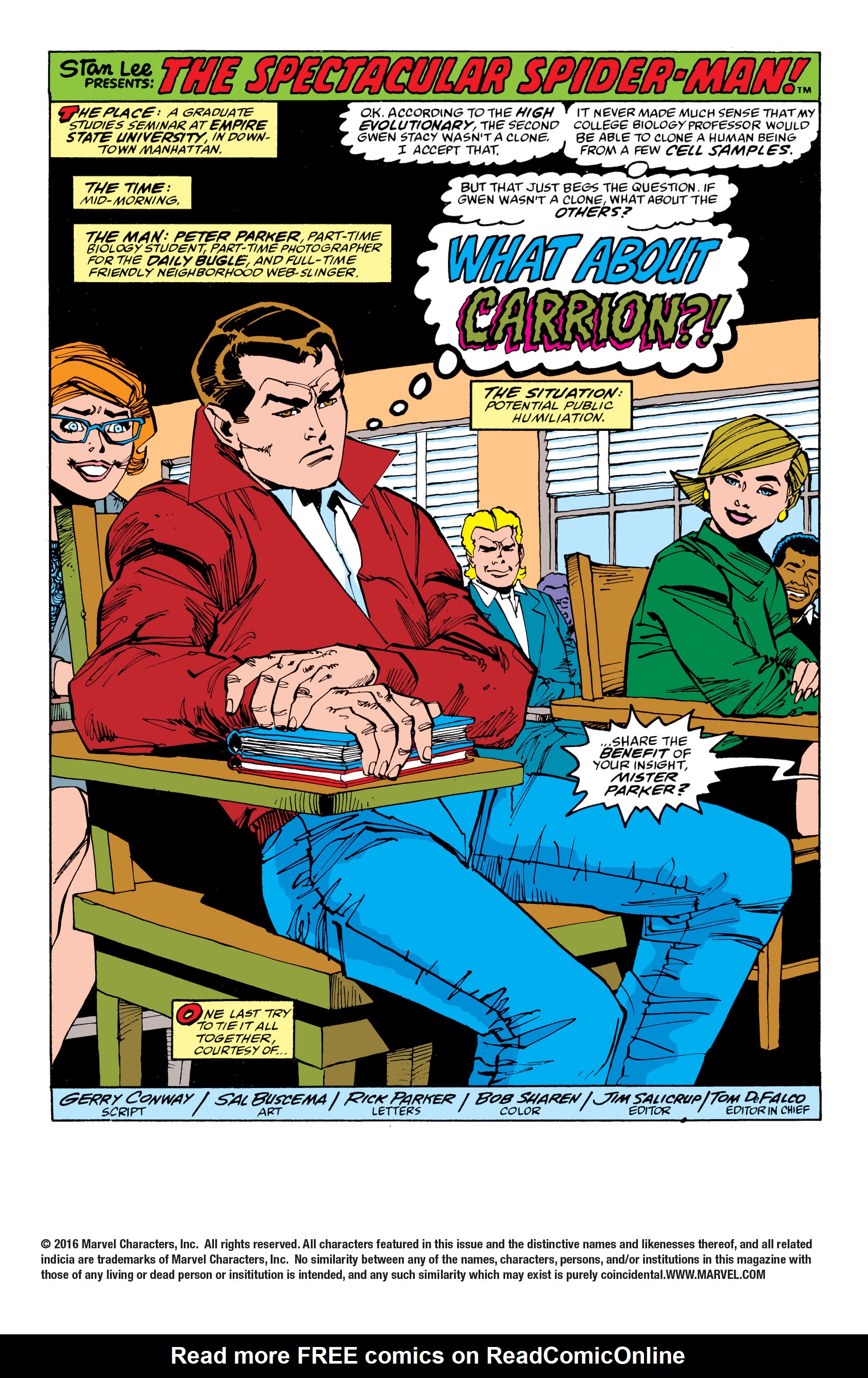 Read online The Spectacular Spider-Man (1976) comic -  Issue # _TPB Tombstone (Part 4) - 20