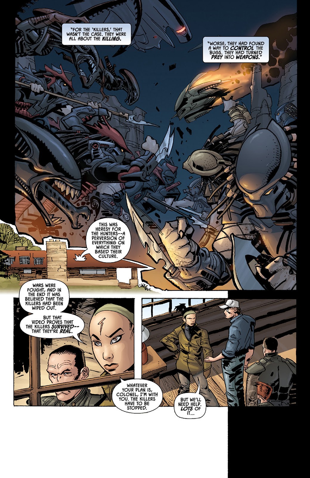 Aliens vs. Predator: Three World War issue 1 - Page 25