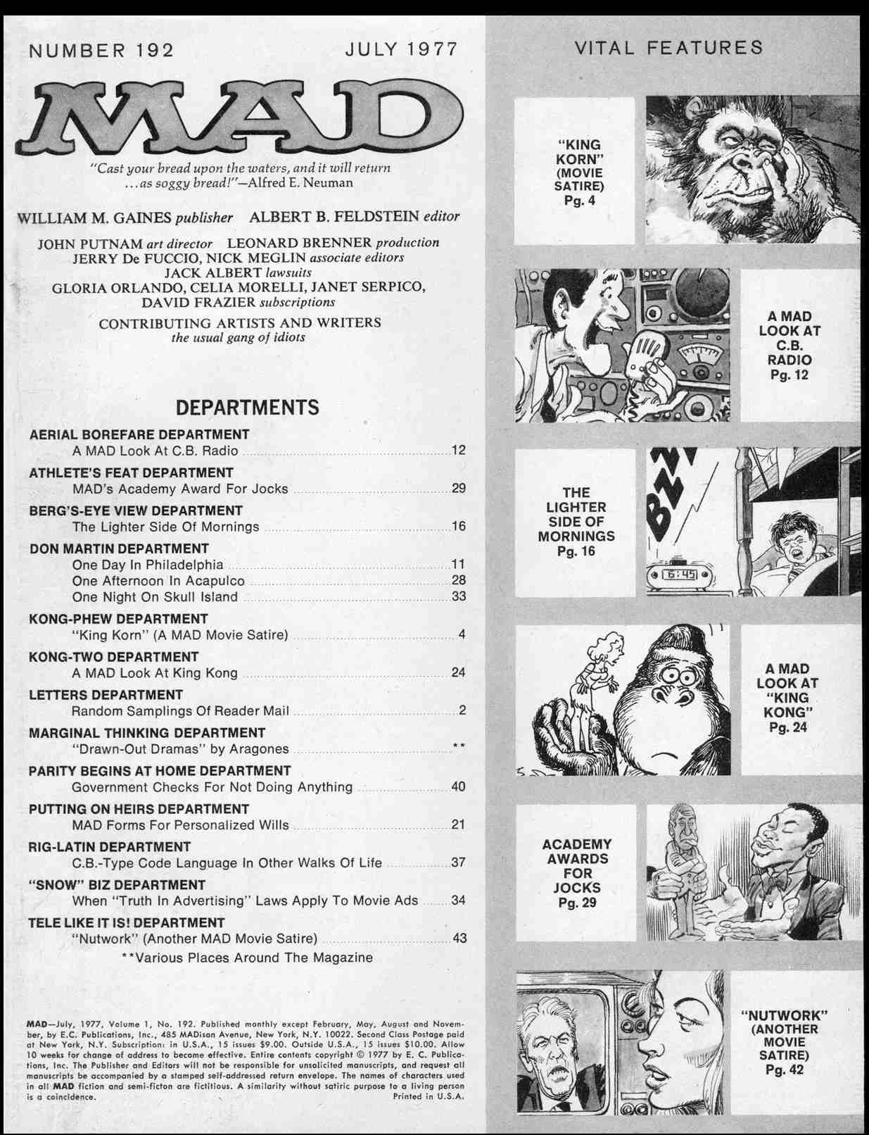 Read online MAD comic -  Issue #192 - 3