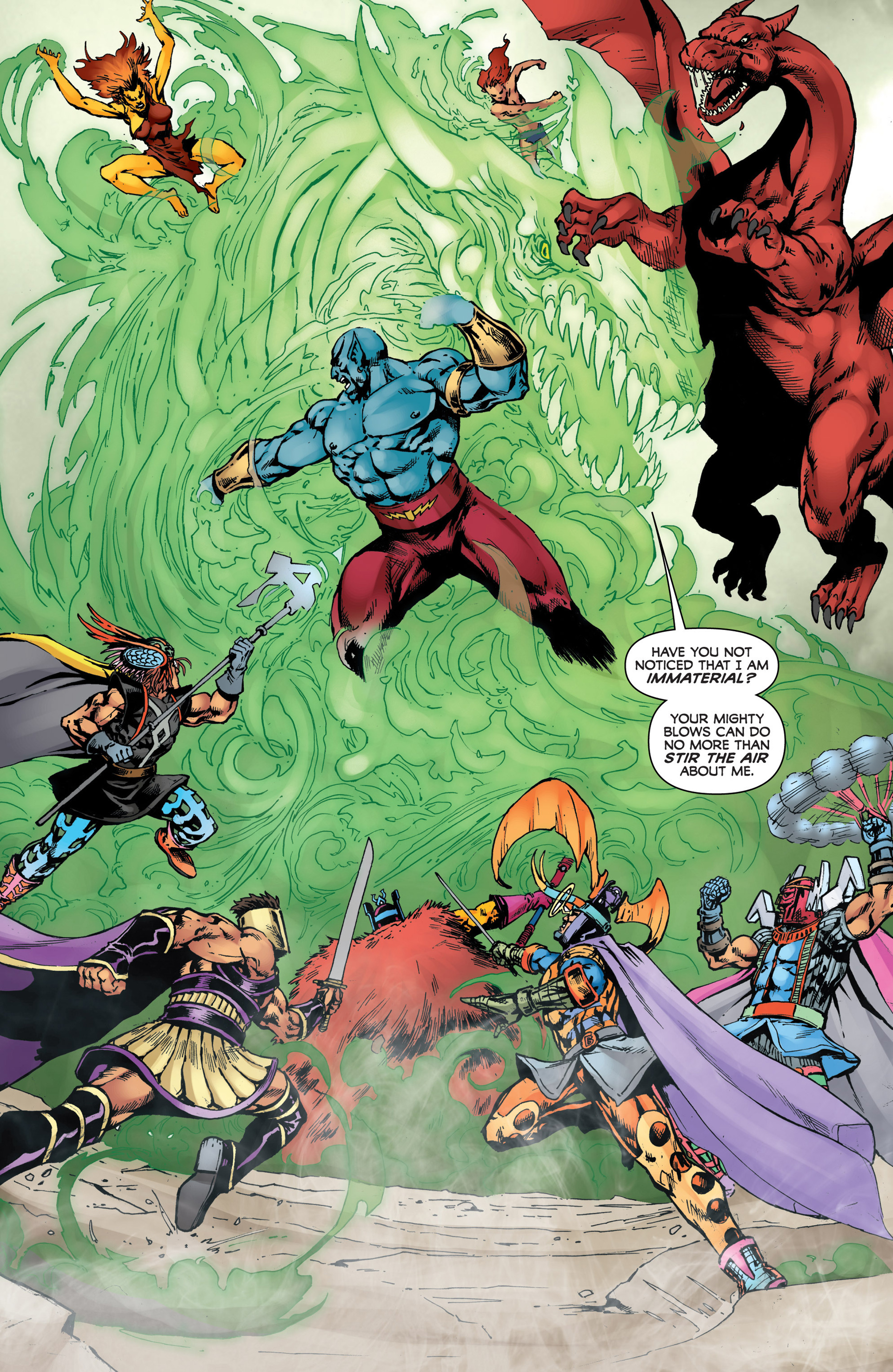 Read online Kirby: Genesis - Dragonsbane comic -  Issue #4 - 14
