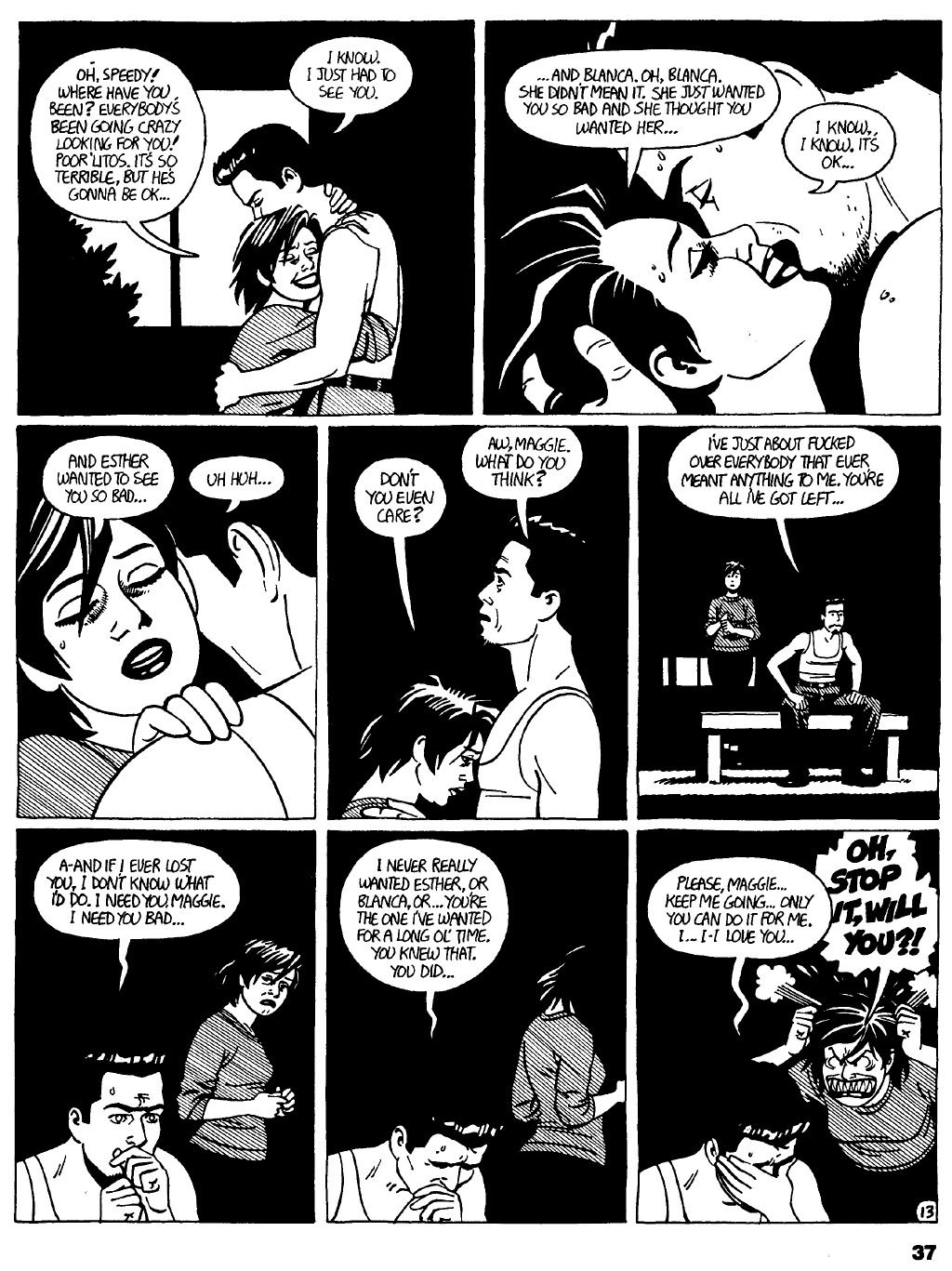 Read online Love and Rockets (1982) comic -  Issue #23 - 39