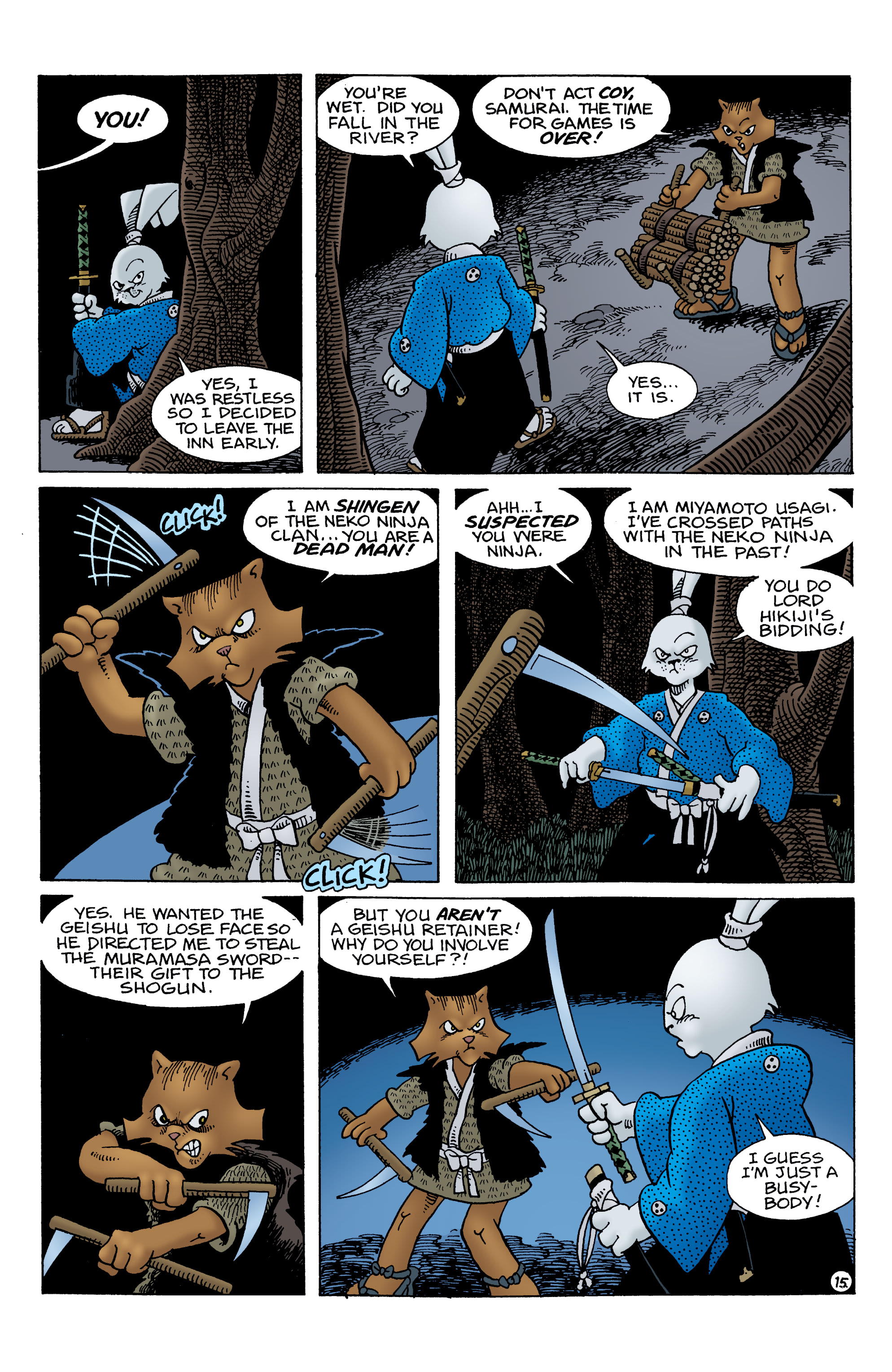 Read online Usagi Yojimbo: Wanderer’s Road comic -  Issue #6 - 17