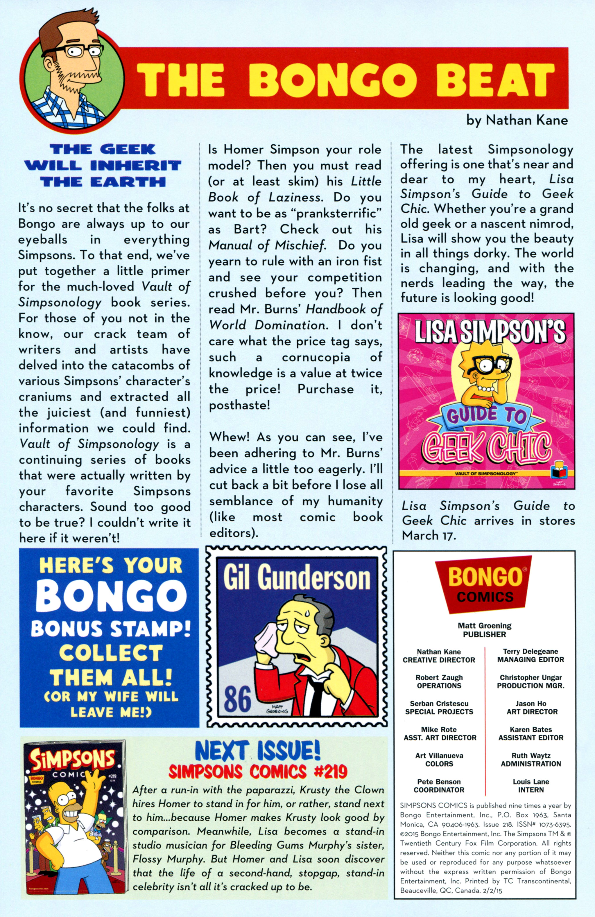 Read online Simpsons Comics comic -  Issue #218 - 28