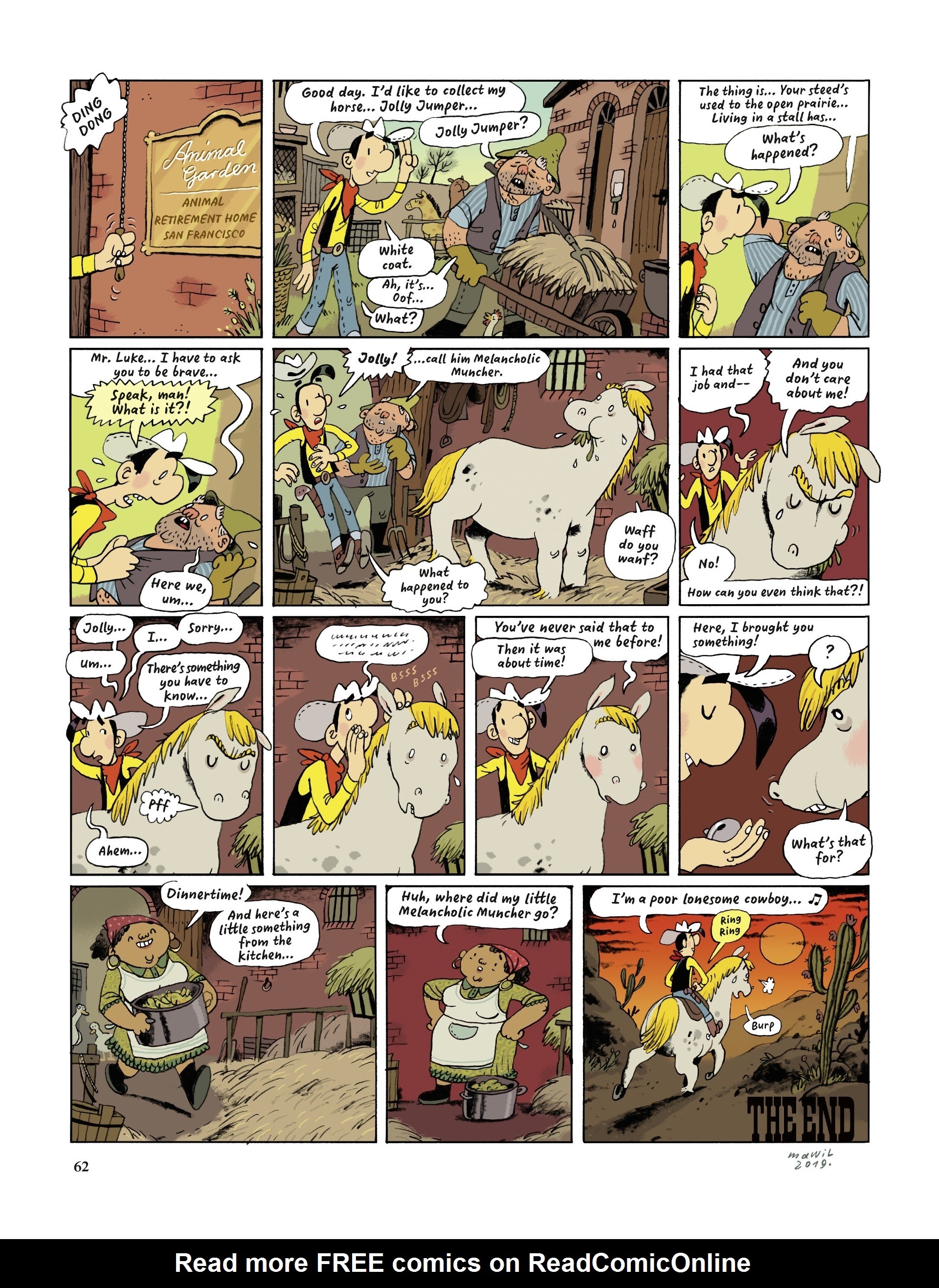 Read online Lucky Luke Saddles Up comic -  Issue # TPB - 62