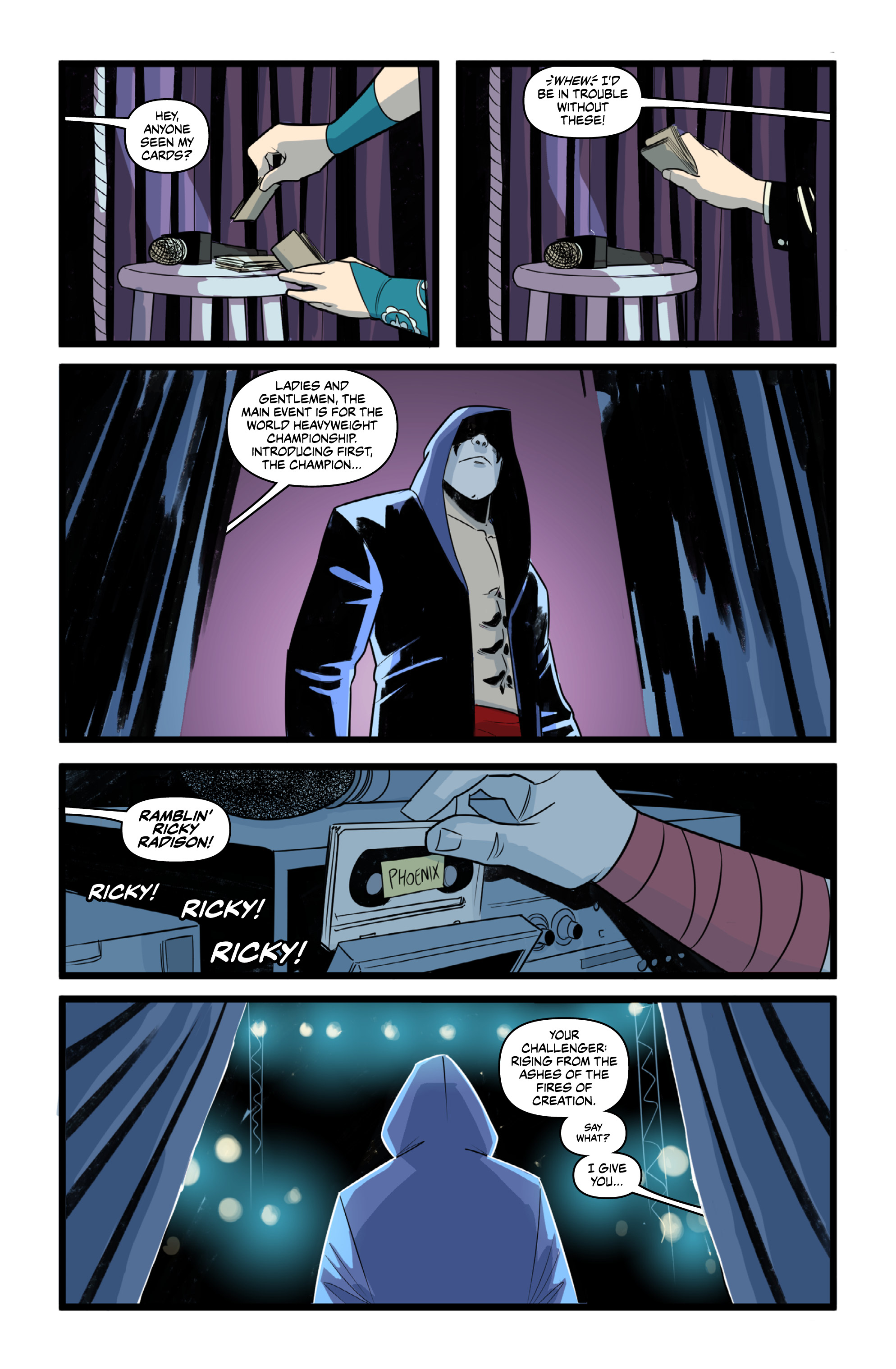 Read online Over the Ropes comic -  Issue #1 - 18