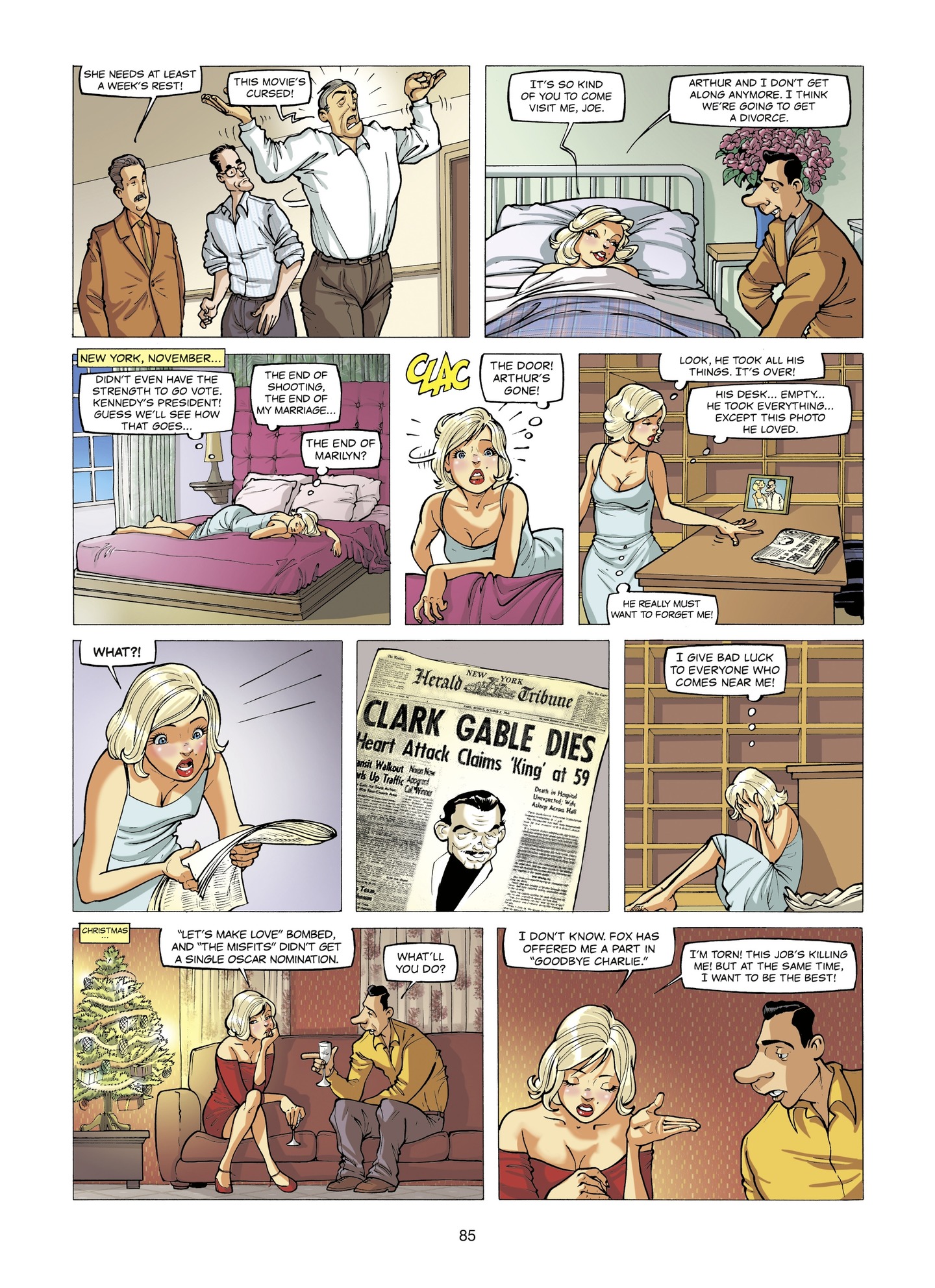 Read online The Stars of History: Marilyn Monroe comic -  Issue # TPB - 85