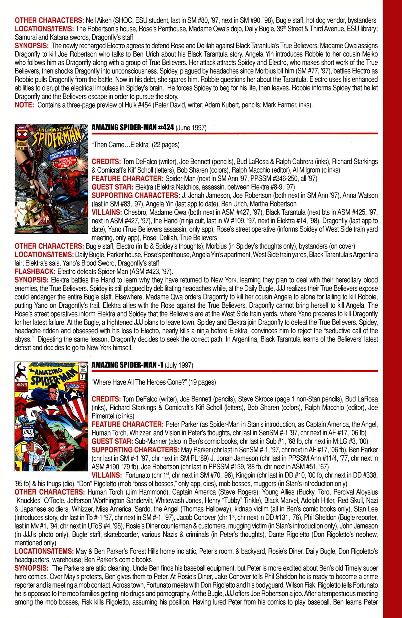 Read online Official Index to the Marvel Universe comic -  Issue #10 - 17